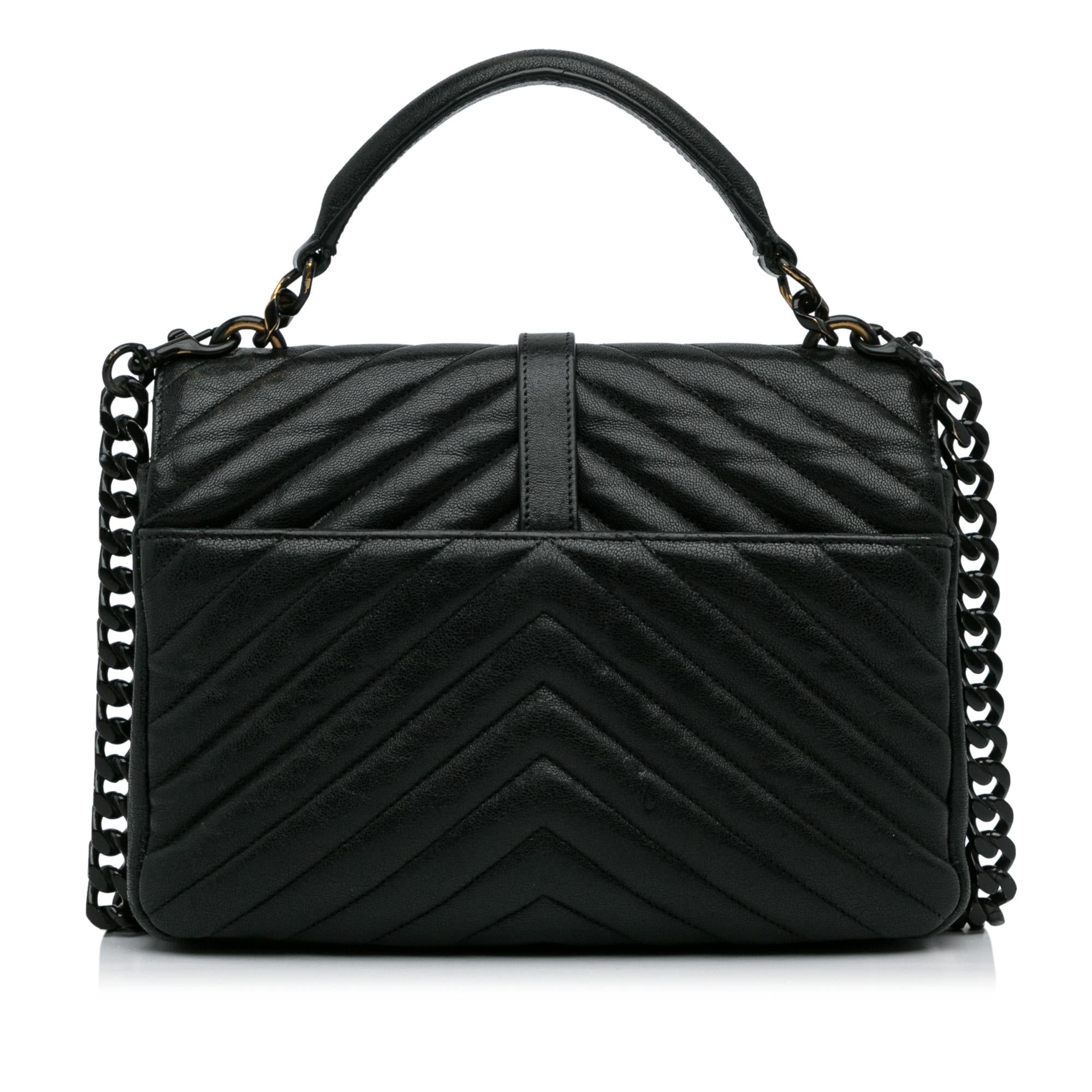 Saint Laurent Small College Satchel (SHG-GwPW7O)