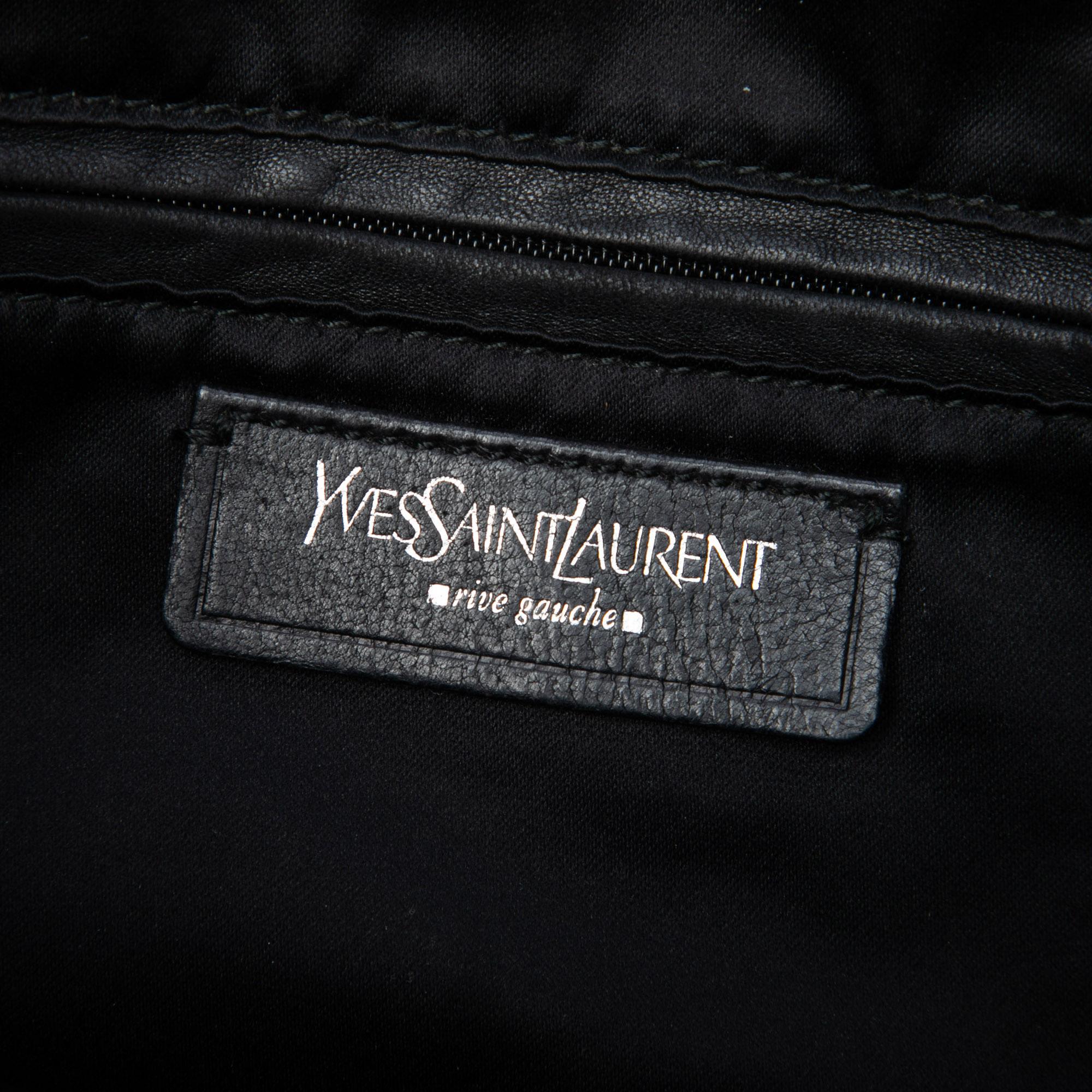 Saint Laurent Small Denim Monogram Kahala Tote