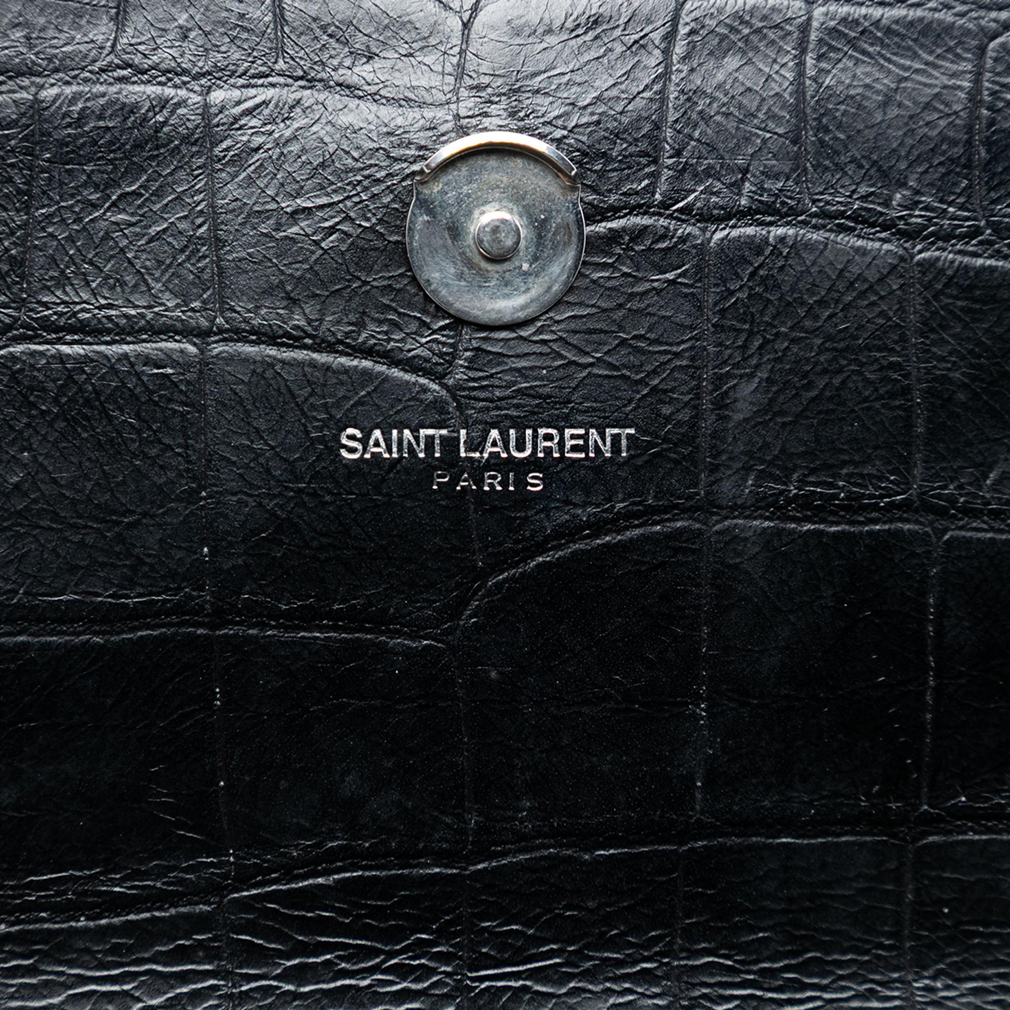 Saint Laurent Small Embossed Kate Tassel Crossbody Bag