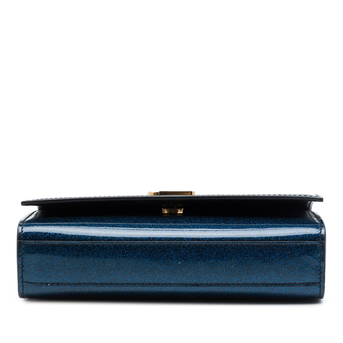 Saint Laurent Small Glitter Patent Kate Crossbody