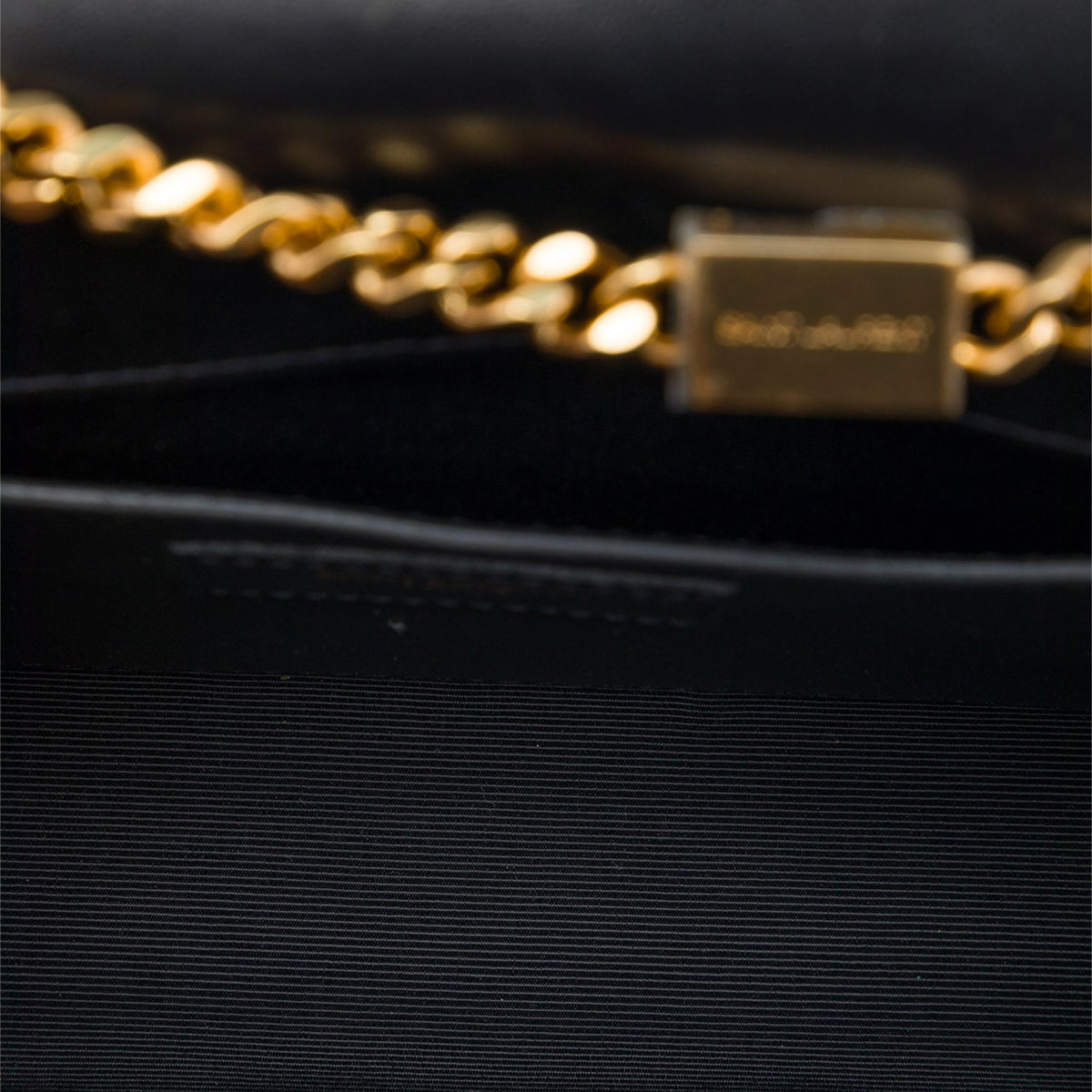 Saint Laurent Small Glitter Patent Kate Crossbody