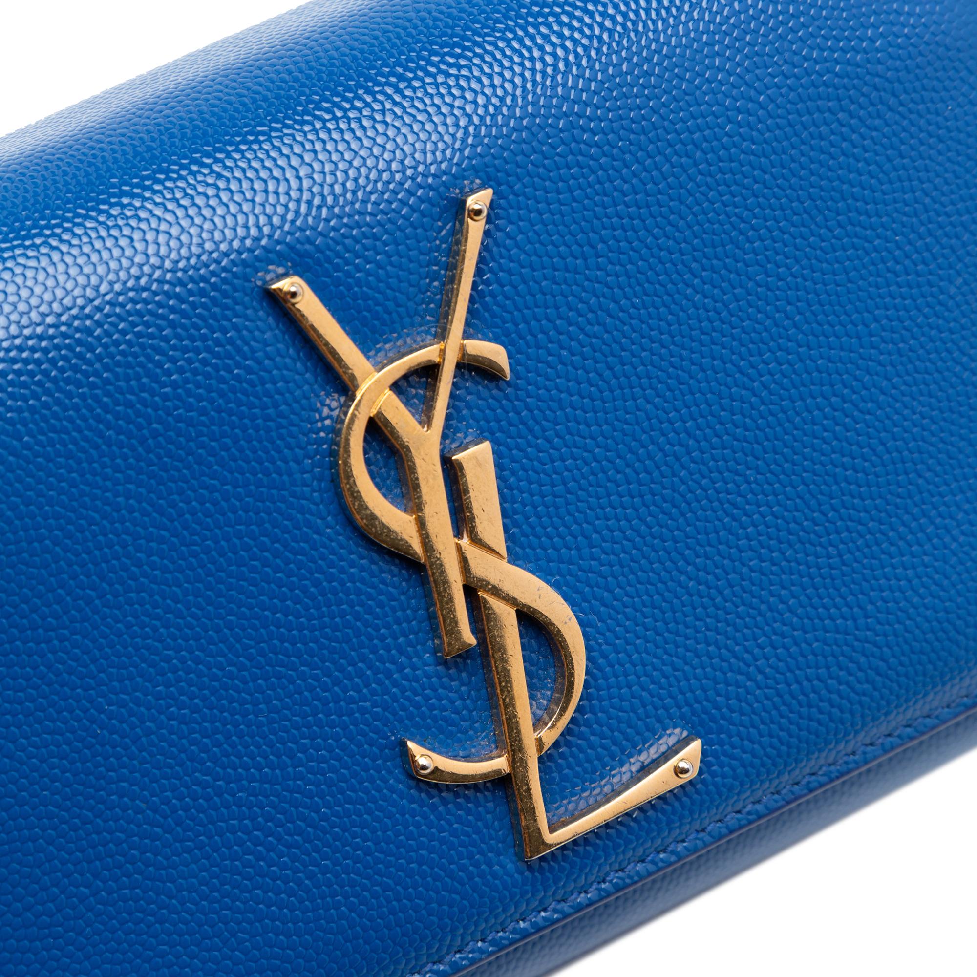 Saint Laurent Small Grain De Poudre Monogram Kate Crossbody