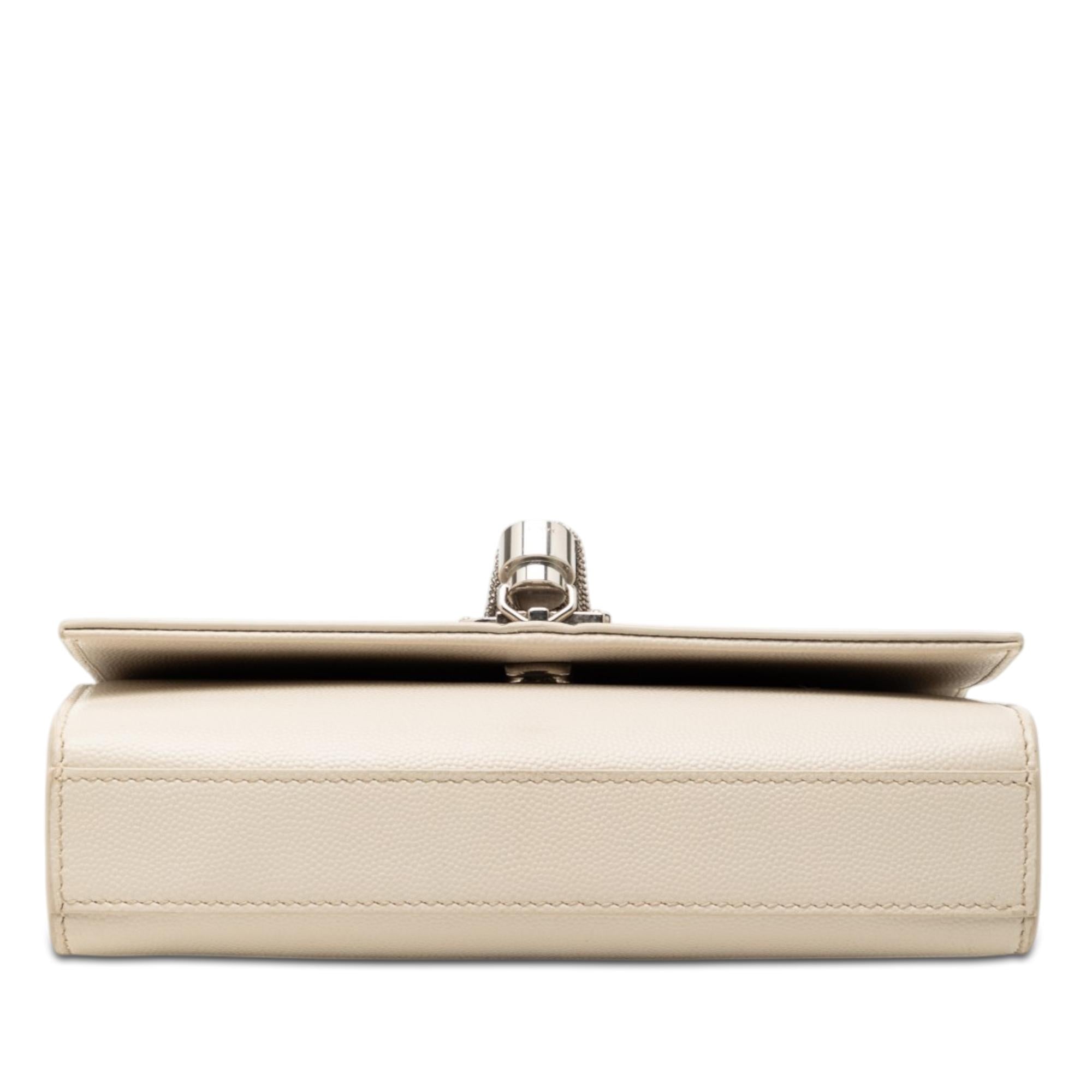 Saint Laurent Small Grain de Poudre Monogram Kate Tassel Crossbody