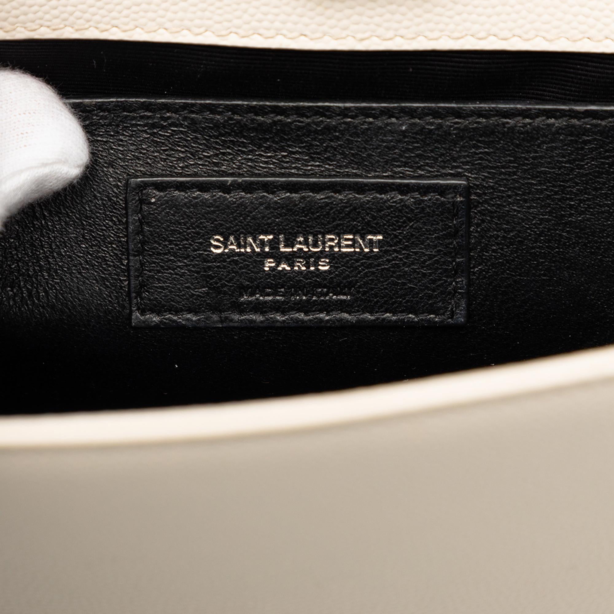Saint Laurent Small Grain de Poudre Monogram Kate Tassel Crossbody