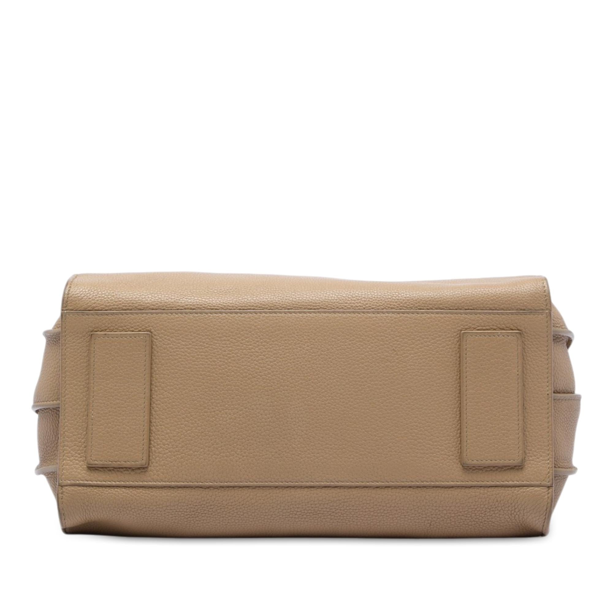 Saint Laurent Small Grained Calfskin Supple Sac De Jour Satchel