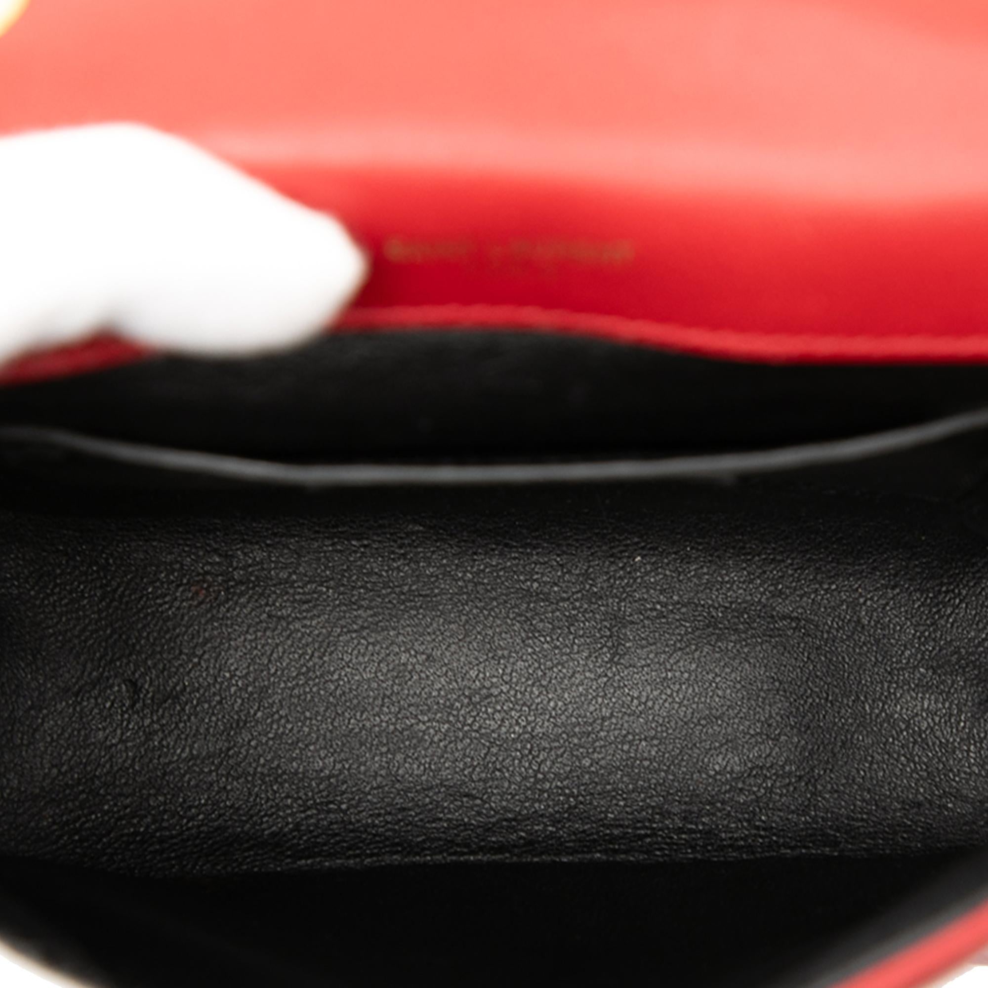 Saint Laurent Small Lambskin Monogram Vicky Chain Bag