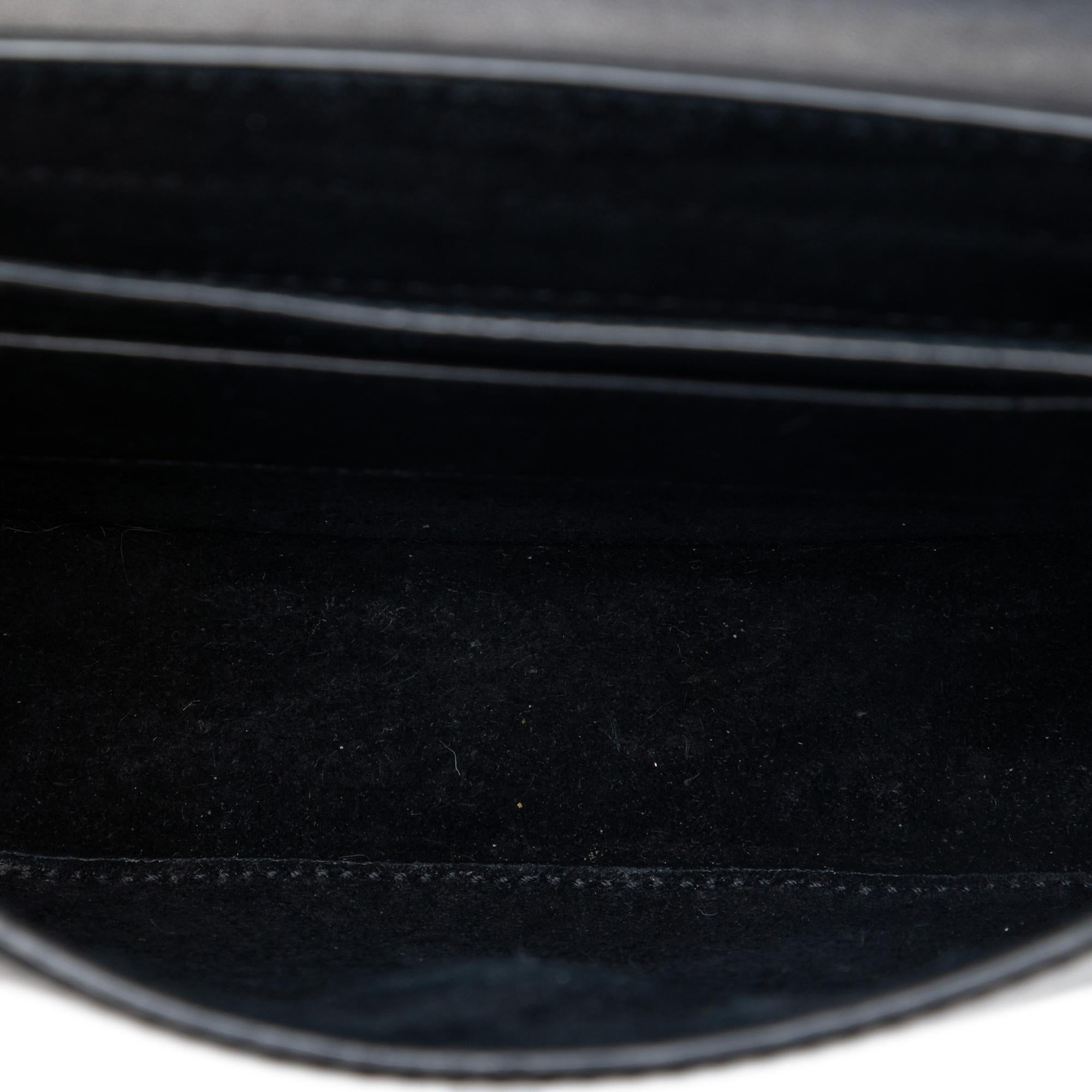 Saint Laurent Small Leather Monogram Kaia Crossbody