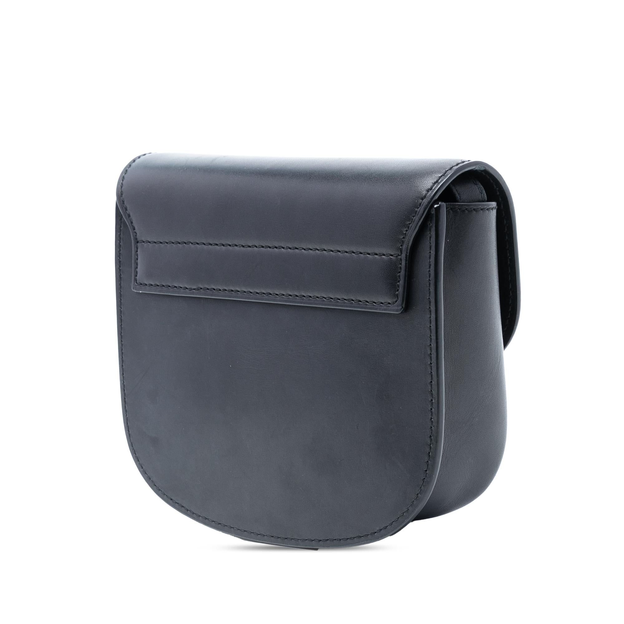 Saint Laurent Small Leather Monogram Kaia Crossbody