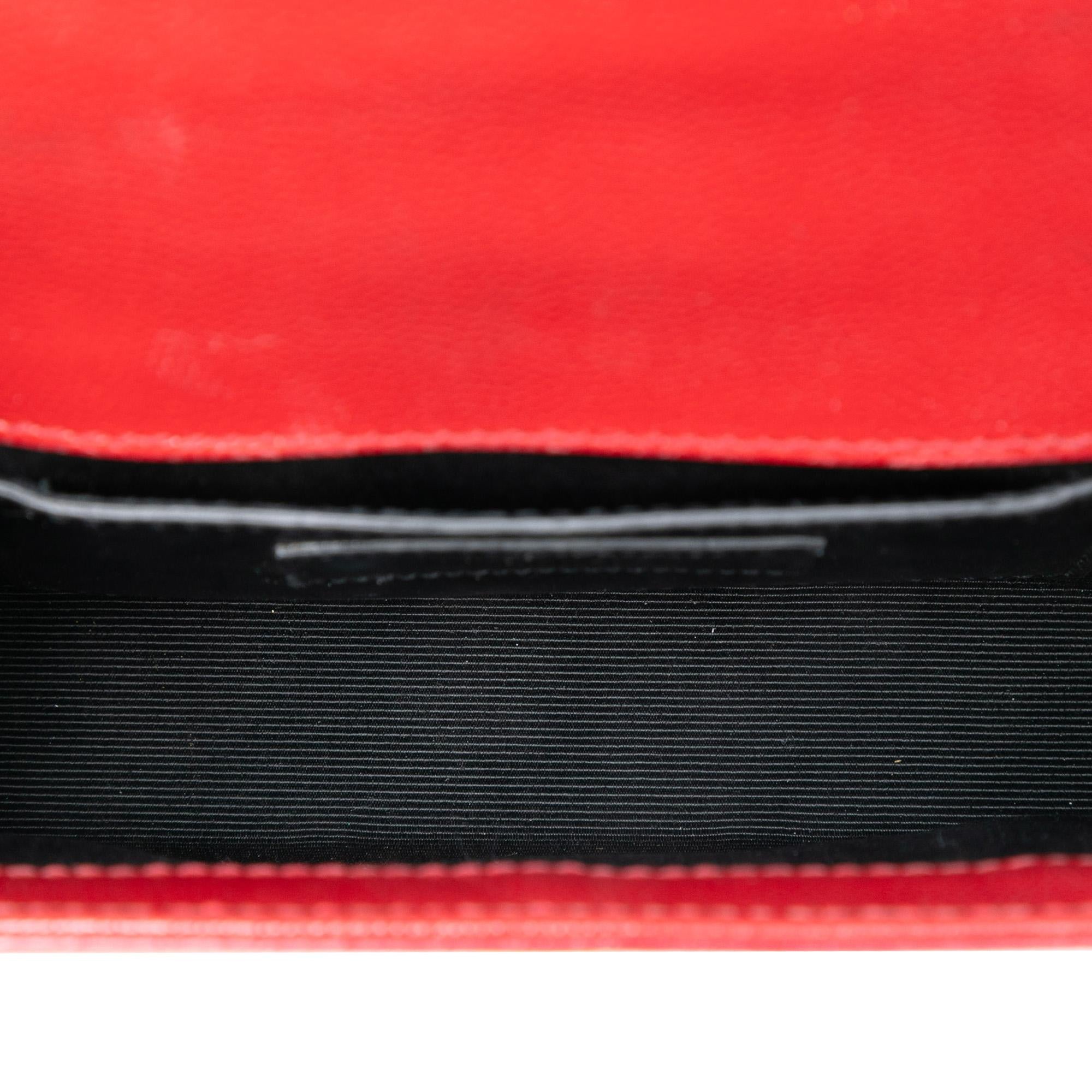 Saint Laurent Small Leather Monogram Kate Crossbody