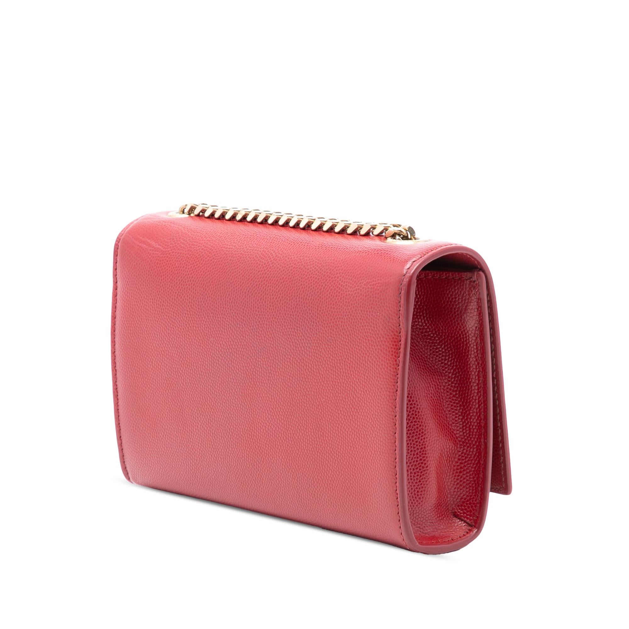 Saint Laurent Small Leather Monogram Kate Crossbody