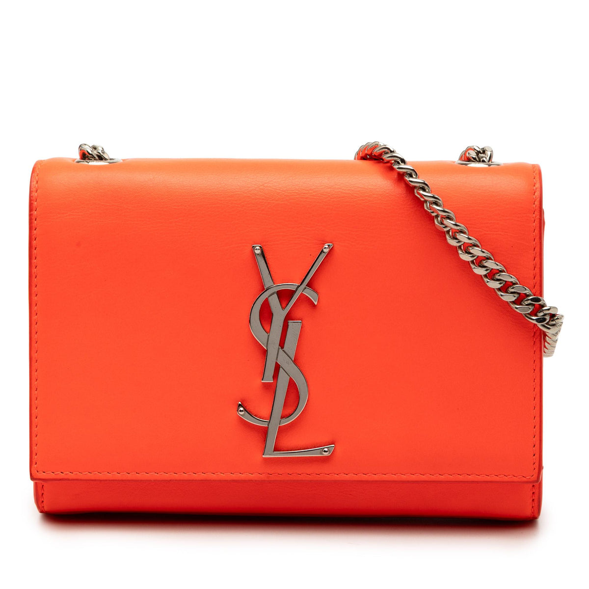 Saint Laurent Small Leather Monogram Kate Crossbody