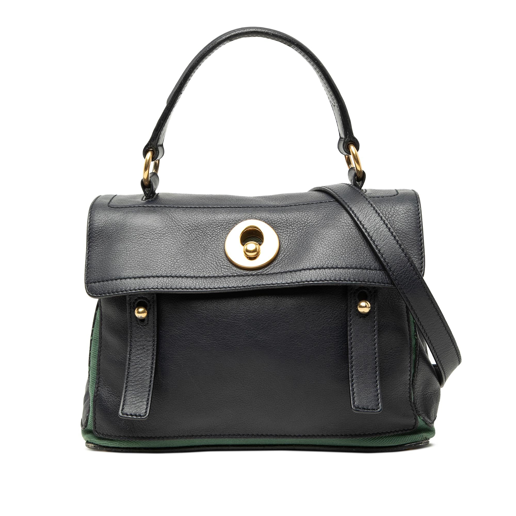 Saint Laurent Small Leather Muse Two Satchel