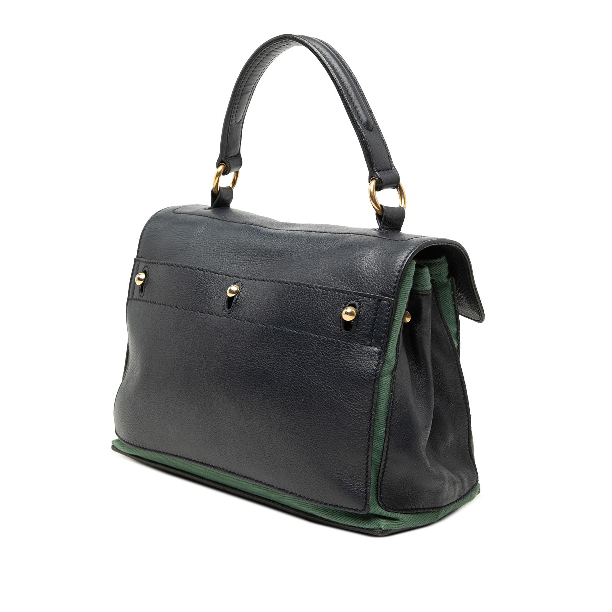 Saint Laurent Small Leather Muse Two Satchel