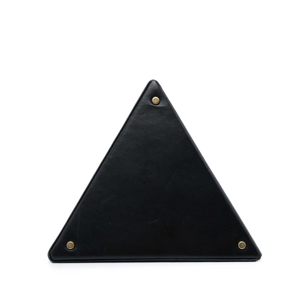 Saint Laurent Small Leather Pyramid Box Clutch