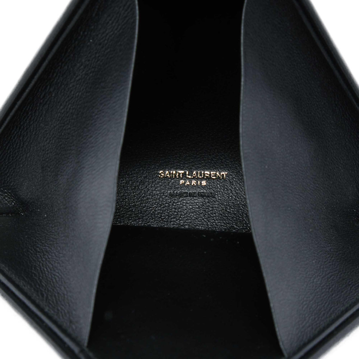 Saint Laurent Small Leather Pyramid Box Clutch