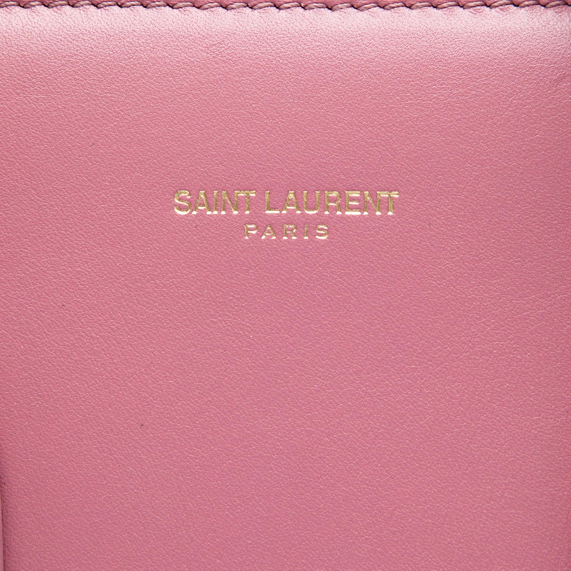 Saint Laurent Small Leather Sac De Jour Satchel