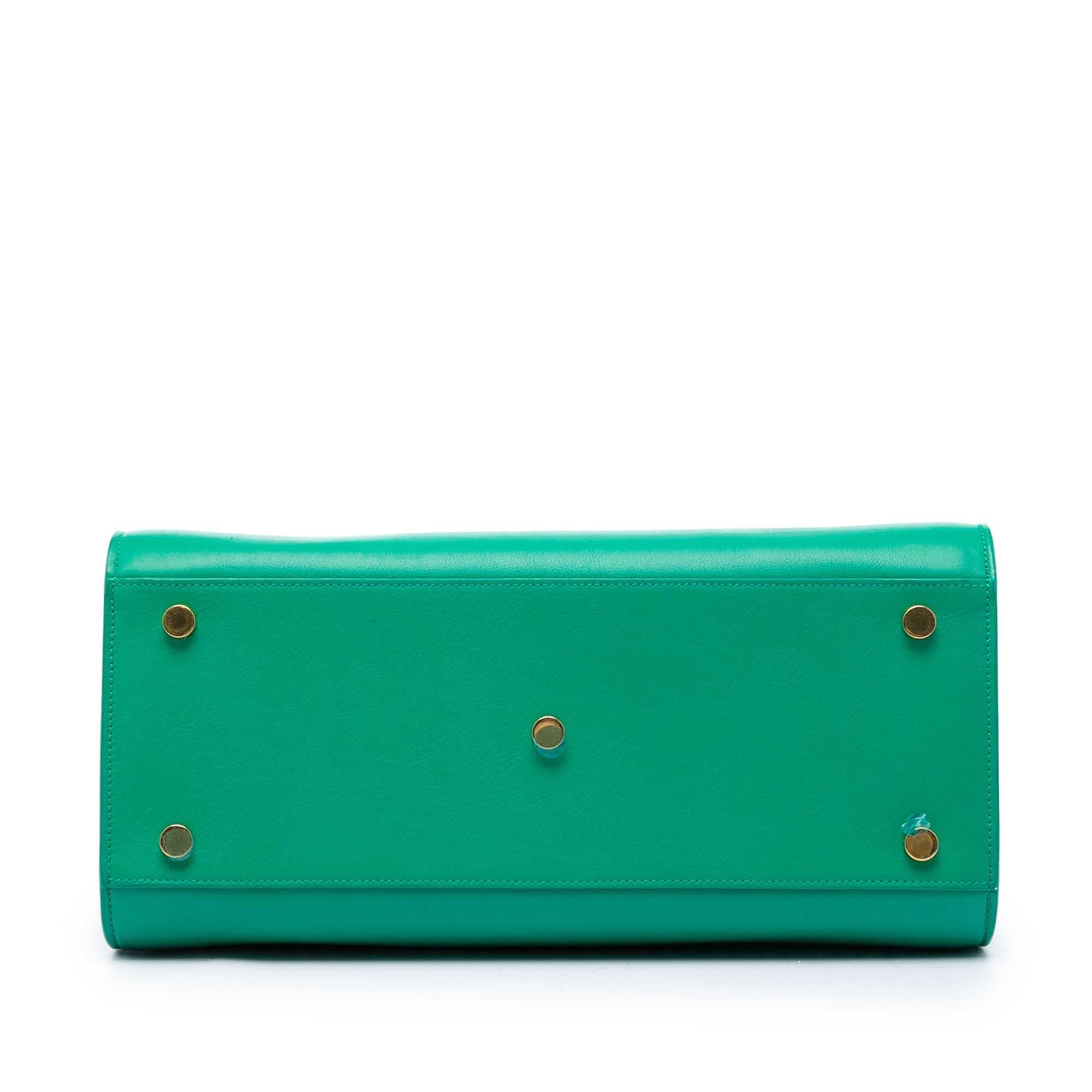Saint Laurent Small Leather Sac De Jour Satchel