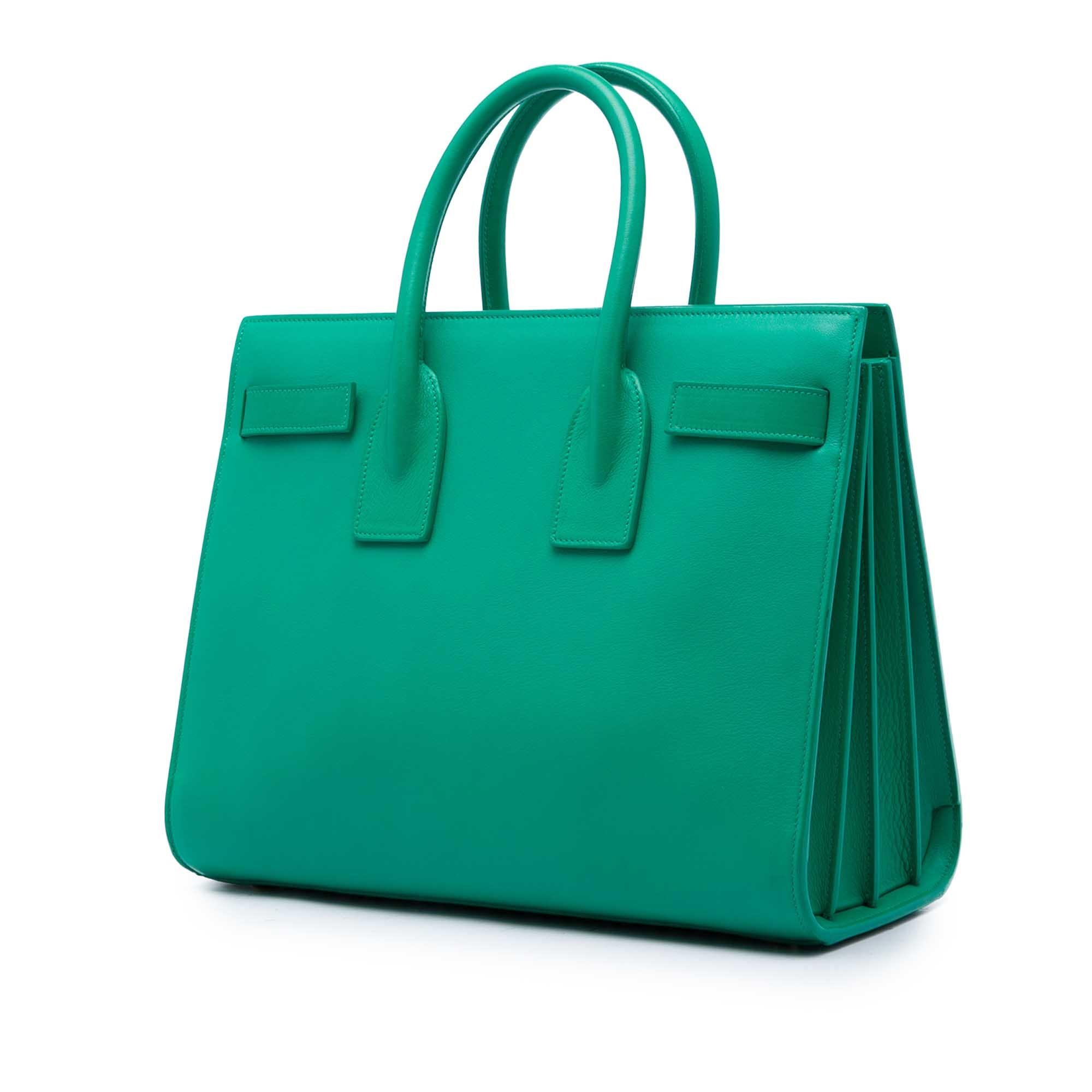 Saint Laurent Small Leather Sac De Jour Satchel