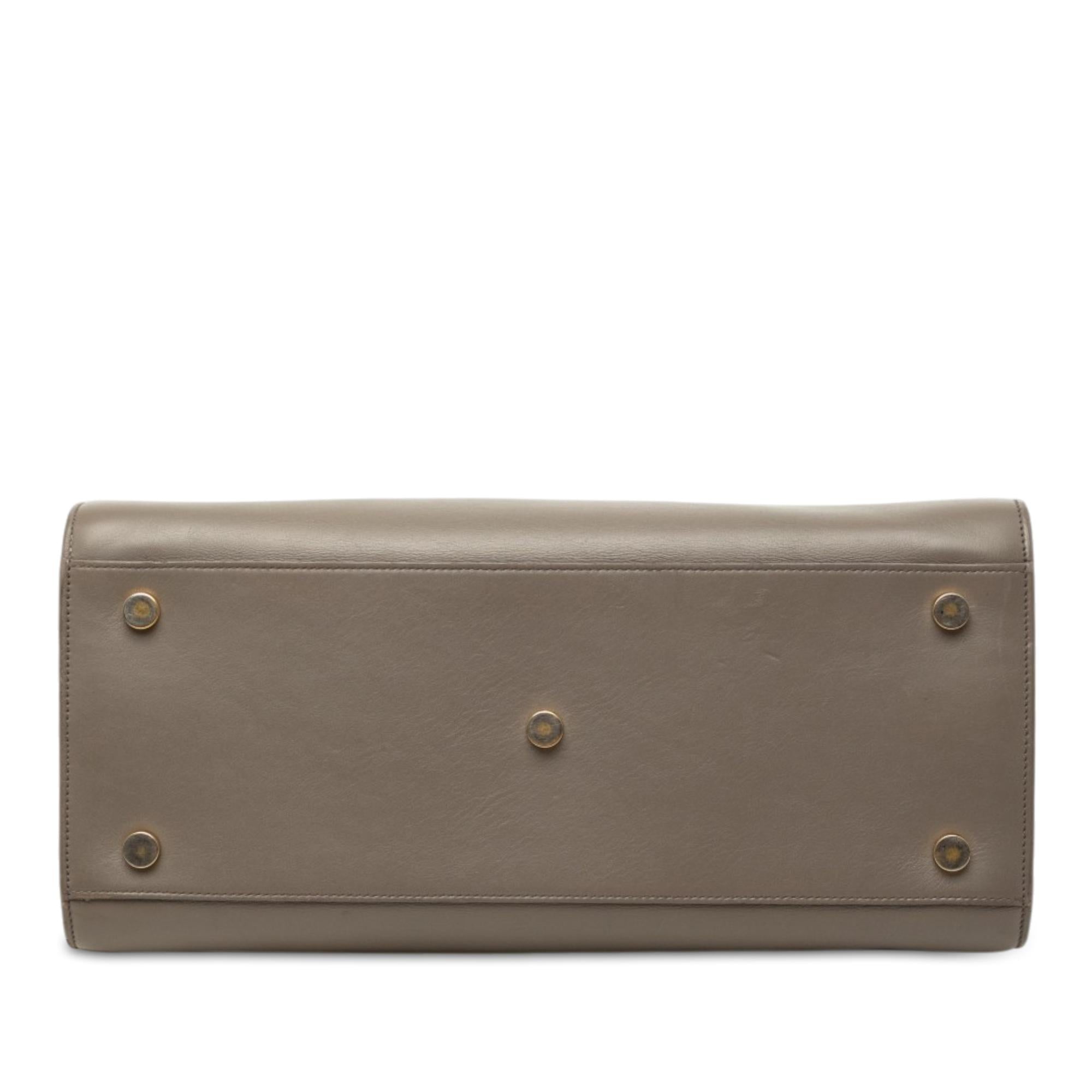Saint Laurent Small Leather Sac De Jour Satchel
