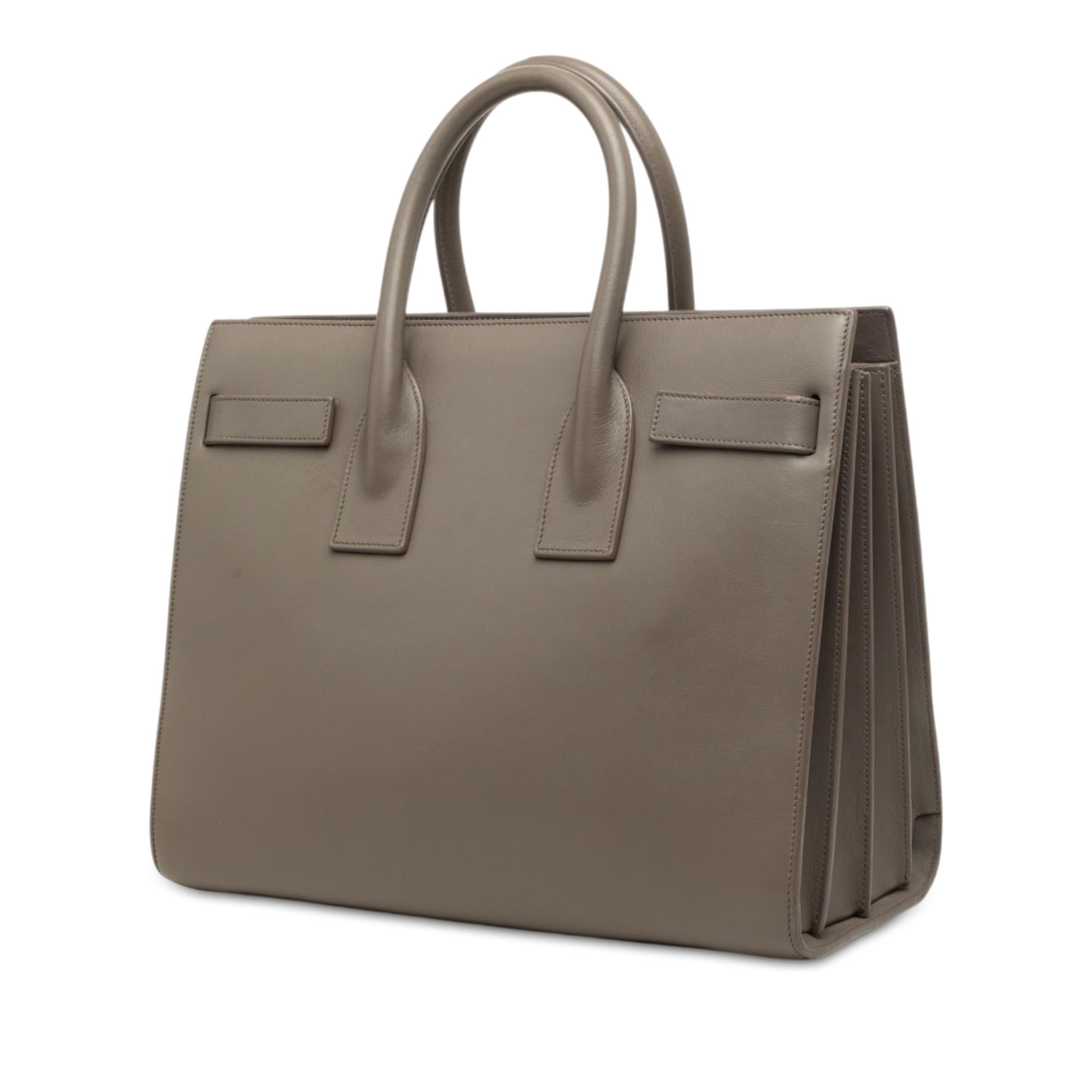 Saint Laurent Small Leather Sac De Jour Satchel