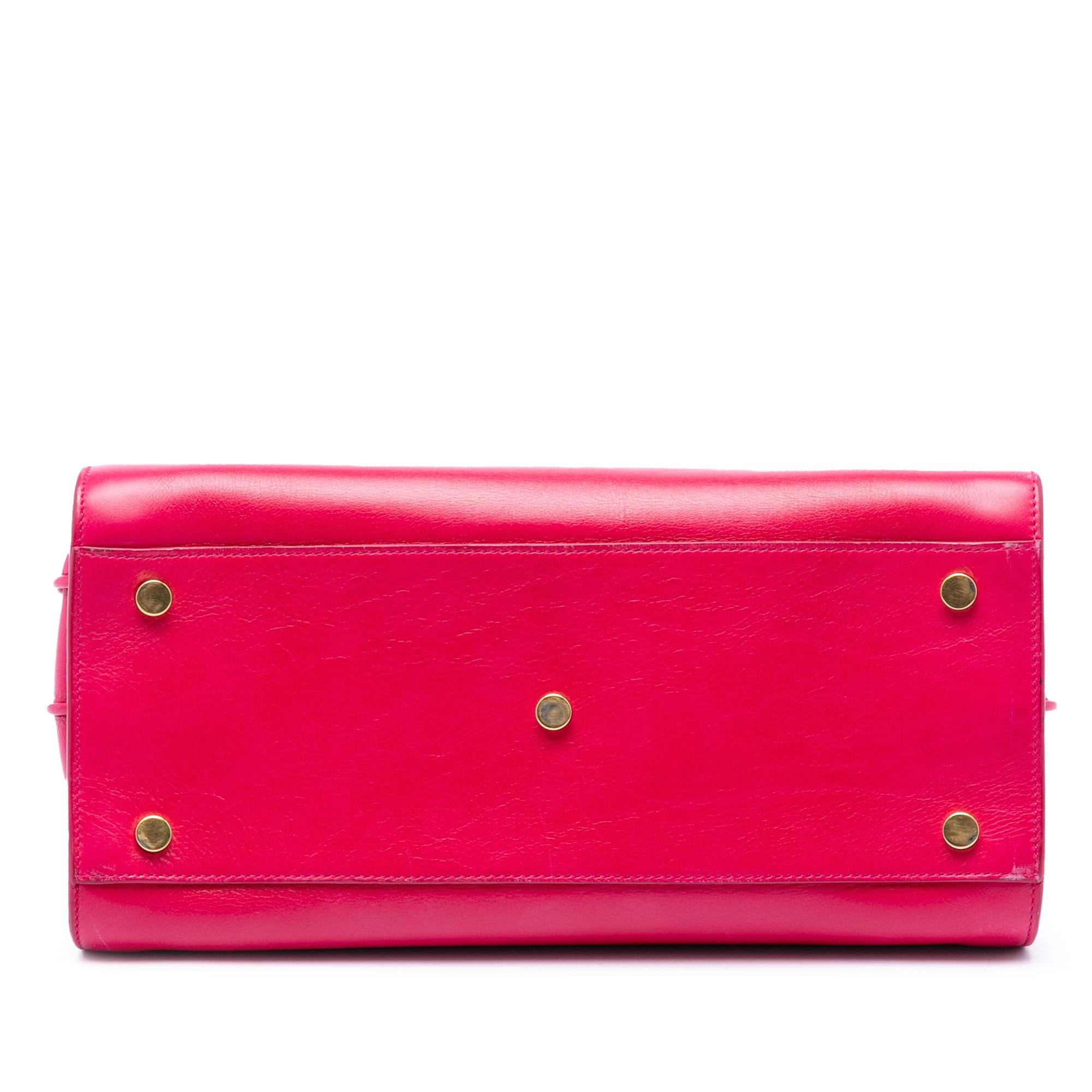 Saint Laurent Small Leather Sac De Jour Satchel