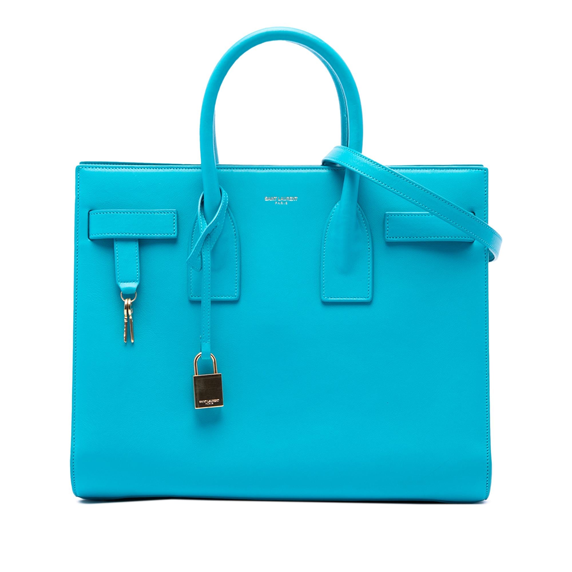 Saint Laurent Small Leather Sac De Jour Satchel