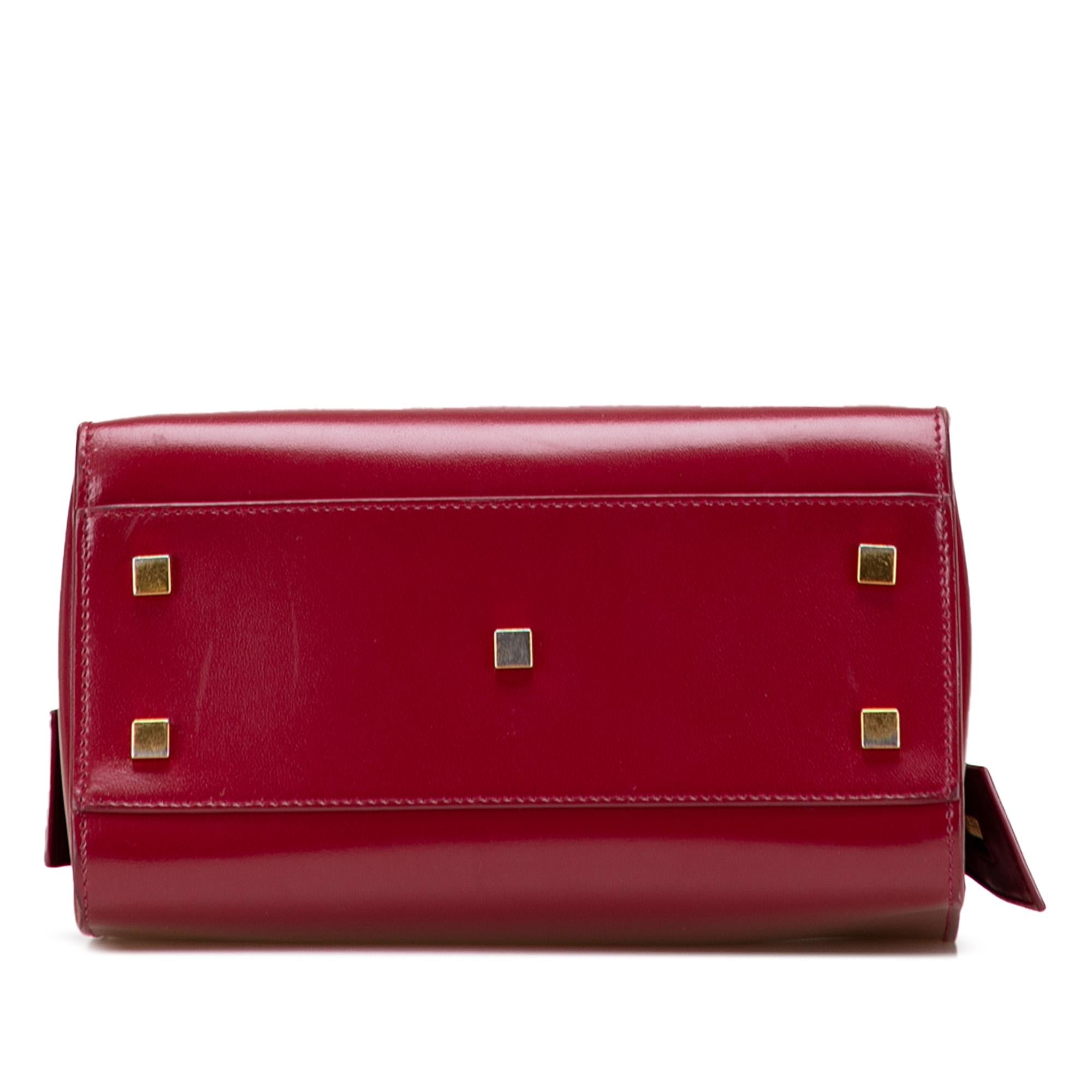 Saint Laurent Small Leather Uptown Satchel