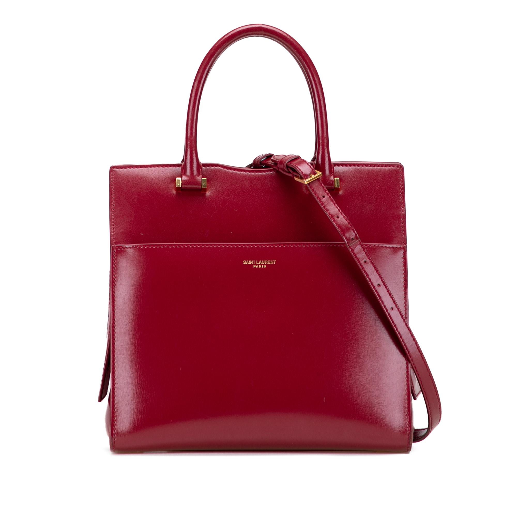 Saint Laurent Small Leather Uptown Satchel