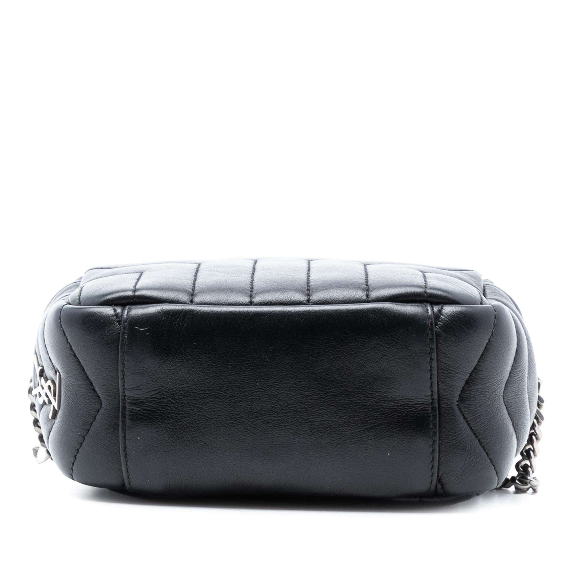 Saint Laurent Small Matelasse Calfskin LouLou Bowling Bag