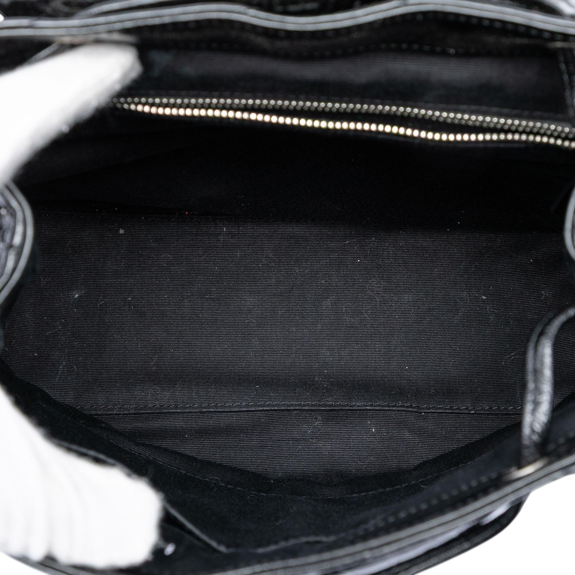 Saint Laurent Small Matelasse Patent Monogram LouLou Backpack