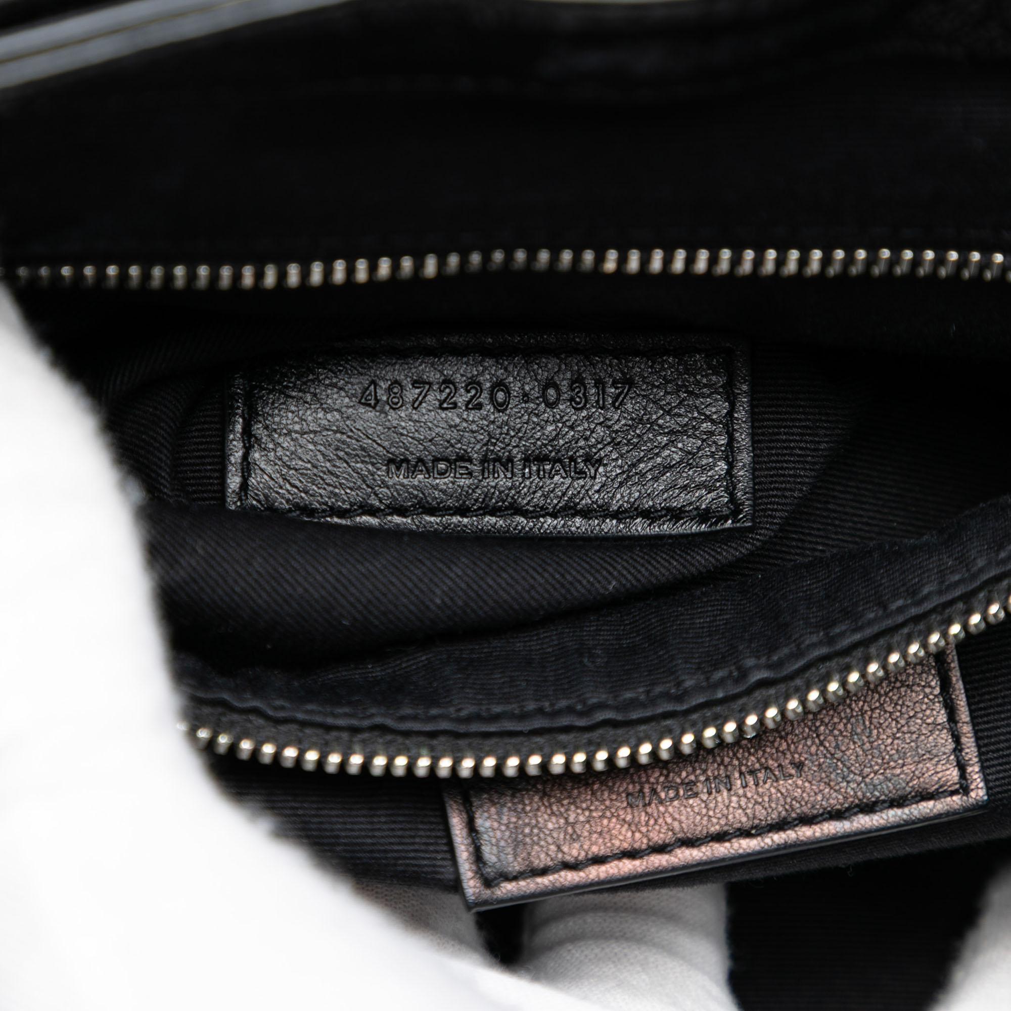 Saint Laurent Small Matelasse Patent Monogram LouLou Backpack