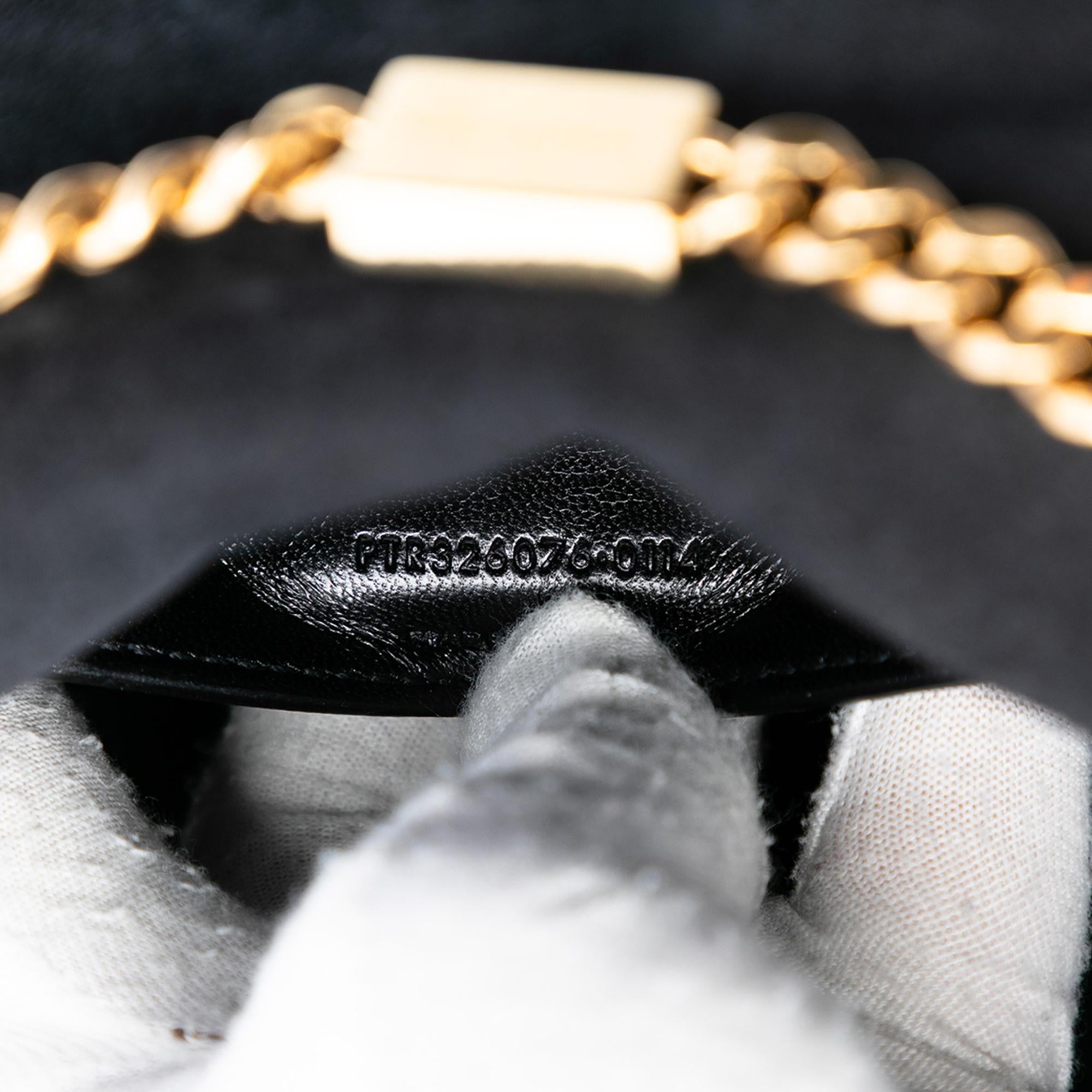 Saint Laurent Small Metallic Calfskin Monogram Kate Tassel Crossbody
