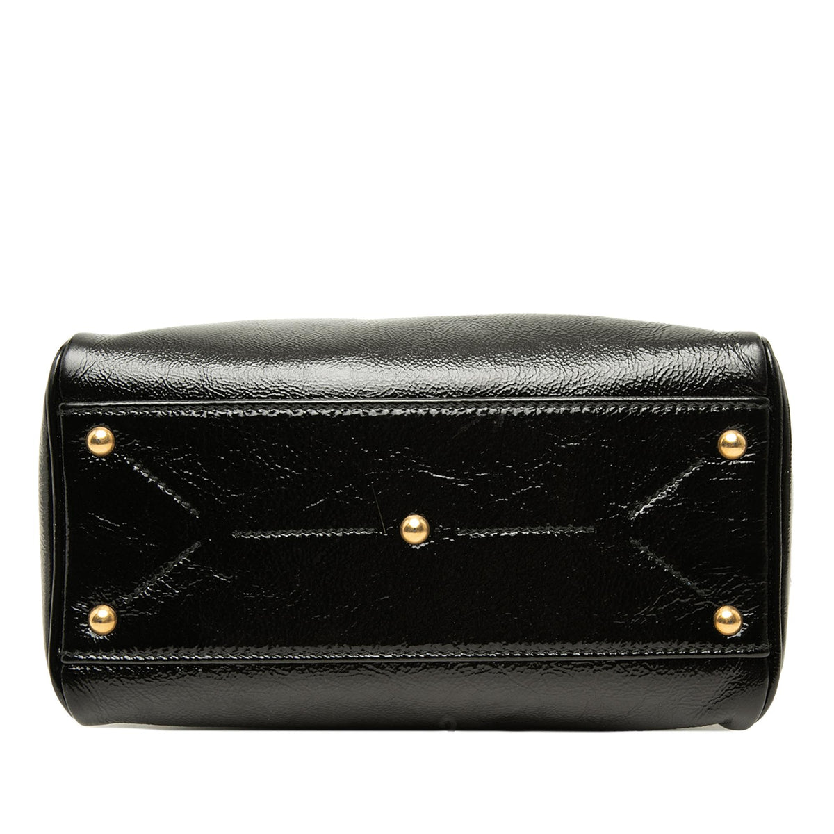 Saint Laurent Small Patent Majorelle Handbag