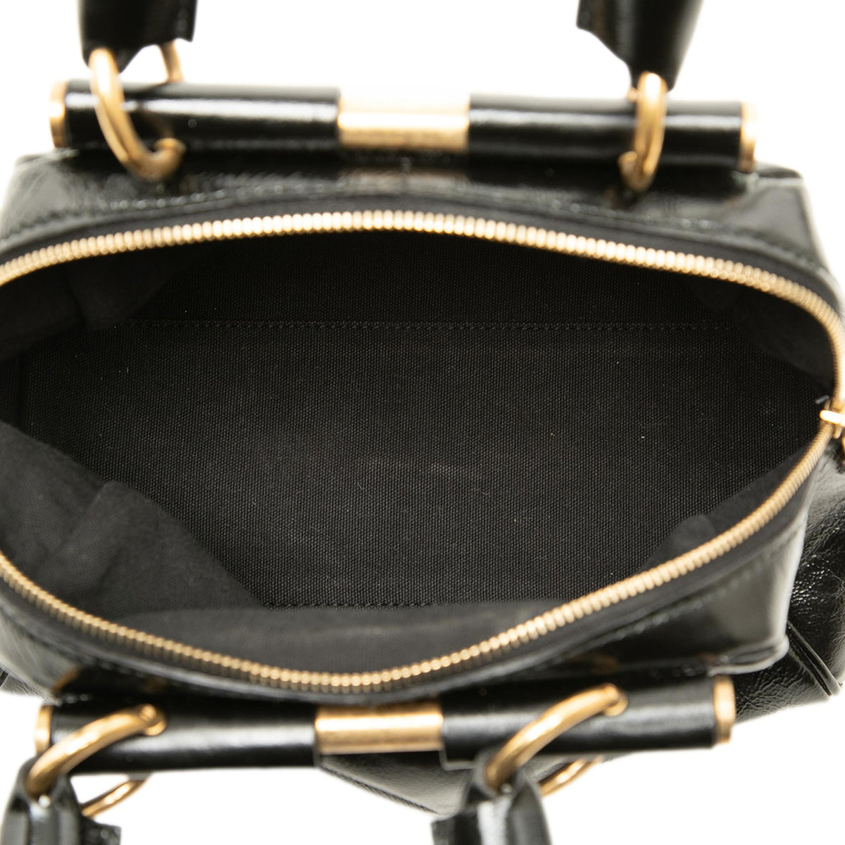 Saint Laurent Small Patent Majorelle Handbag