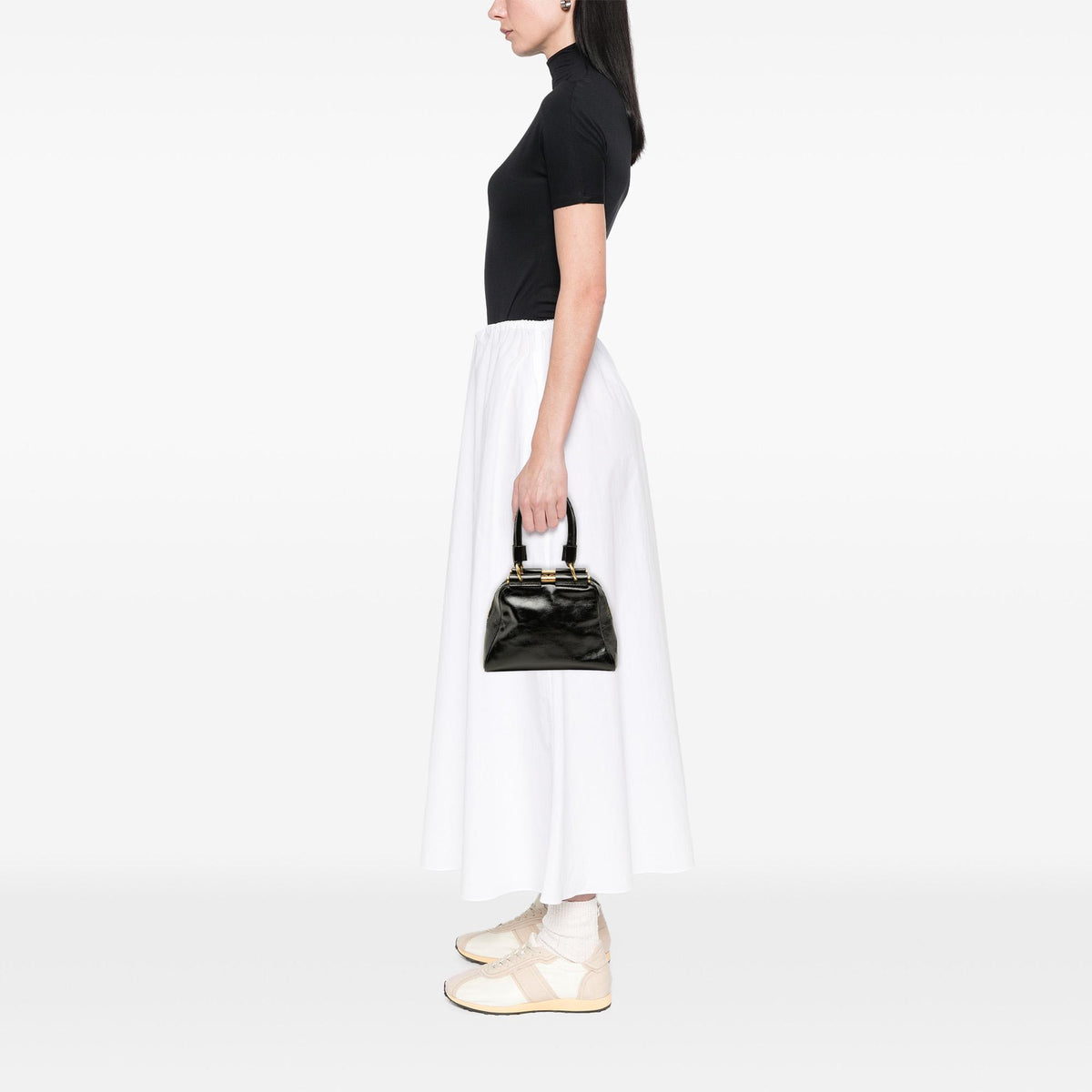 Saint Laurent Small Patent Majorelle Handbag