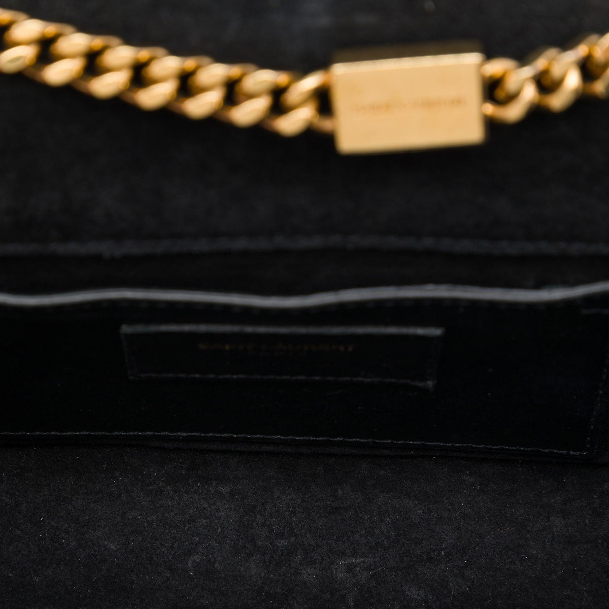 Saint Laurent Small Patent Monogram Kate Tassel Crossbody