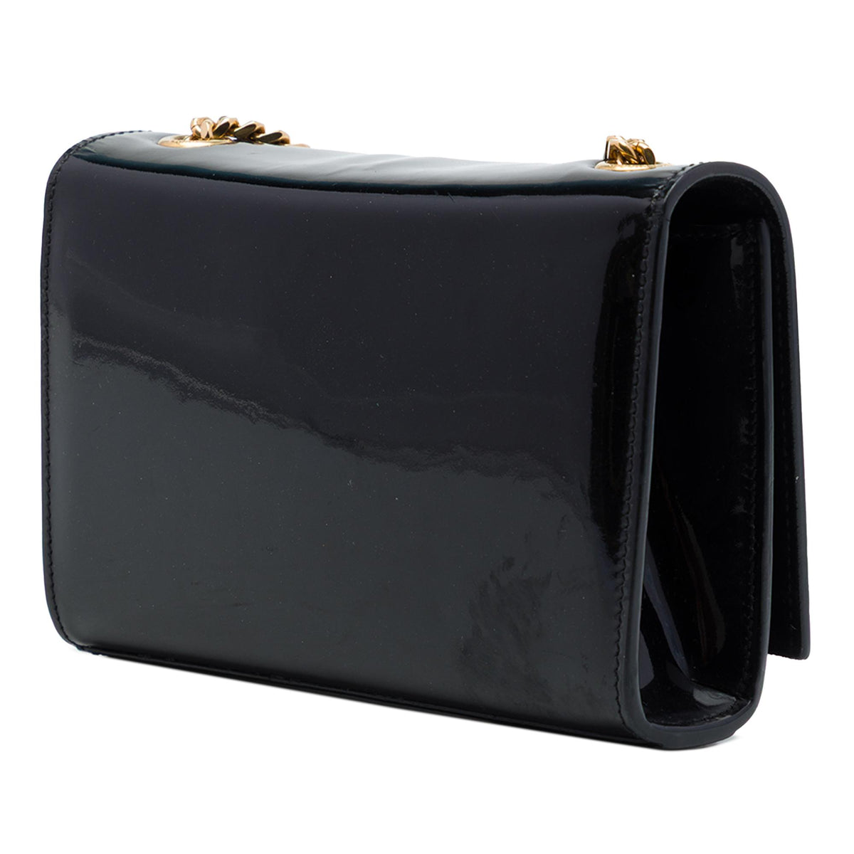 Saint Laurent Small Patent Monogram Kate Tassel Crossbody
