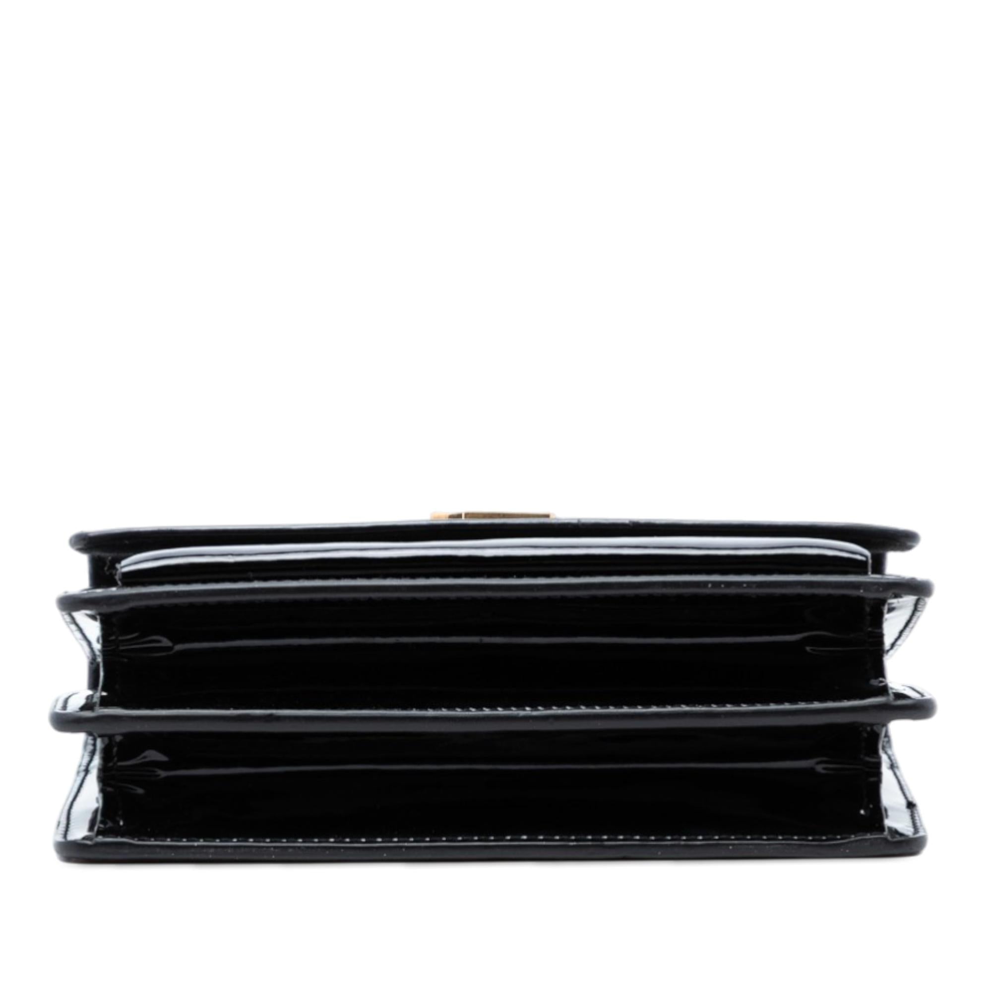 Saint Laurent Small Patent Monogram Sunset Crossbody
