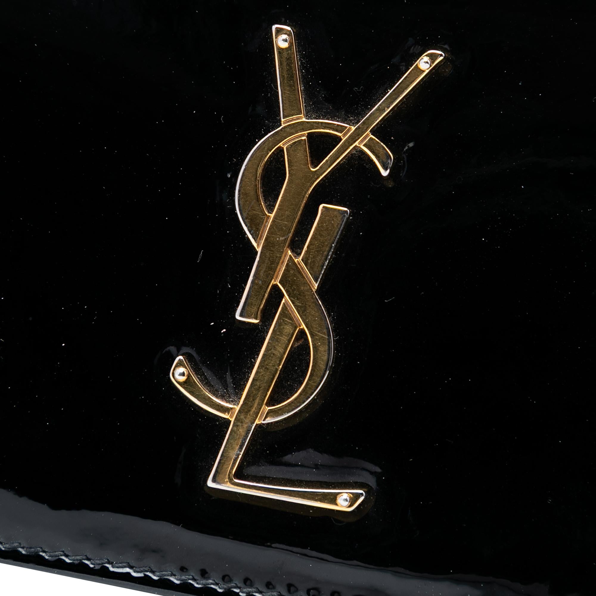 Saint Laurent Small Patent Monogram Sunset Crossbody
