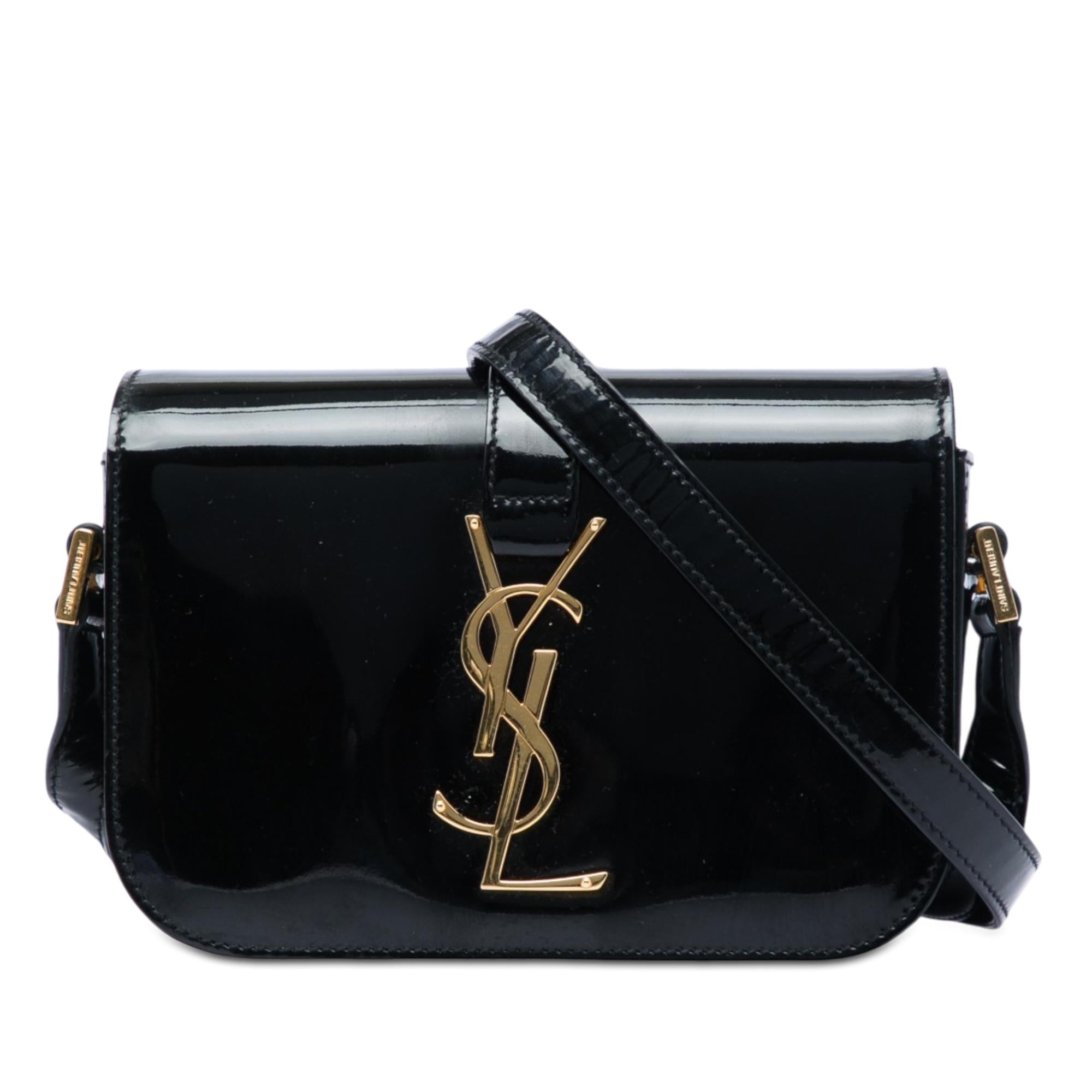 Saint Laurent Small Patent Monogram Universite Crossbody