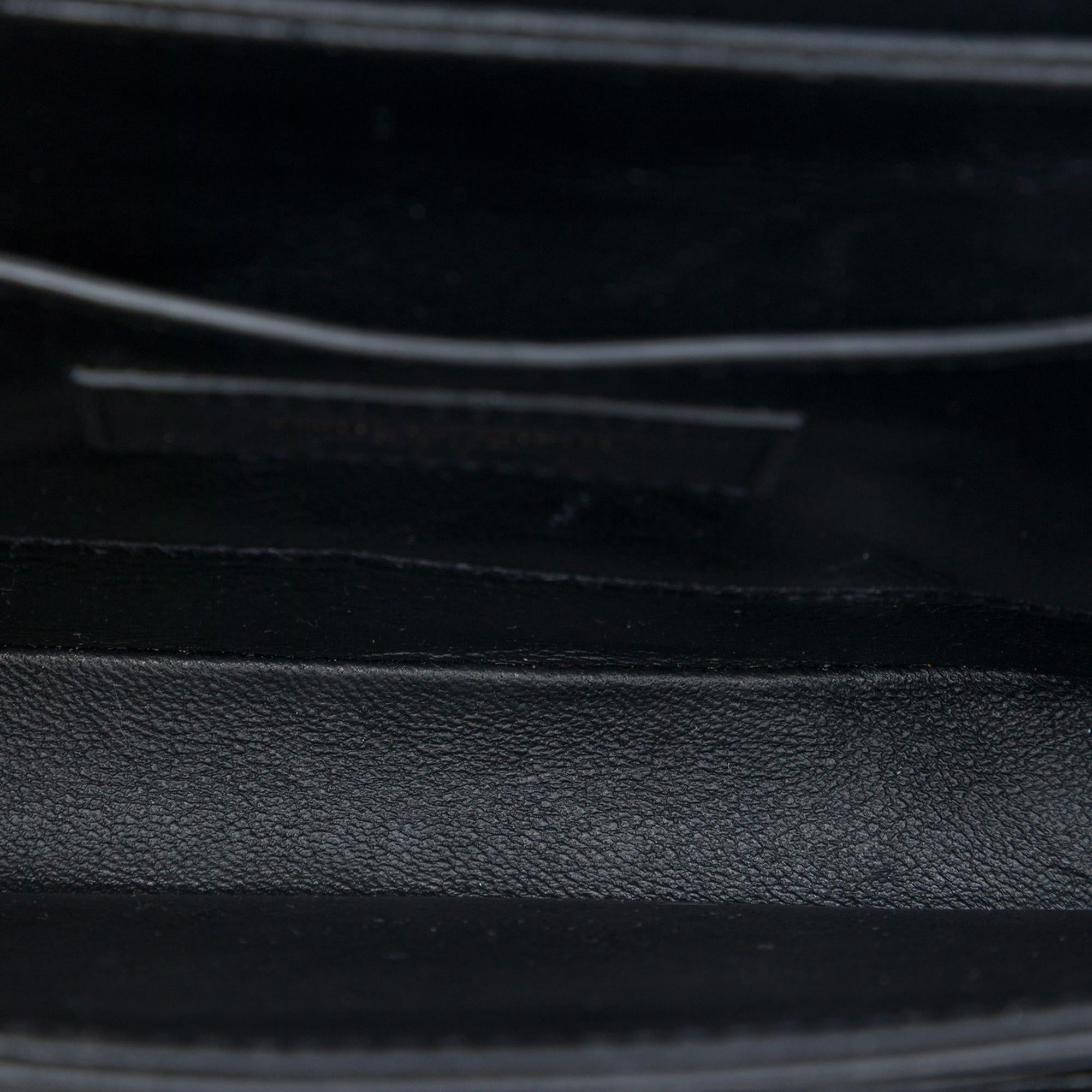 Saint Laurent Small Patent Solferino Satchel In Box
