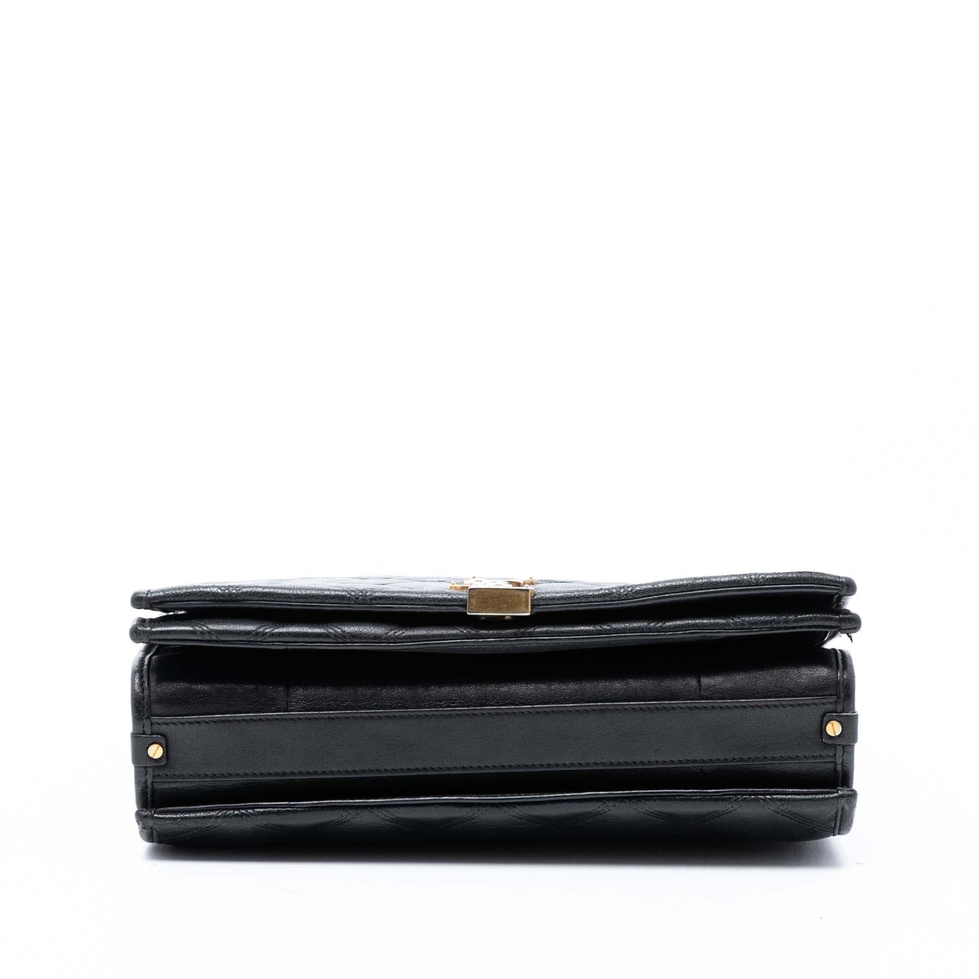 Saint Laurent Small Quilted Lambskin Becky Chain Shoulder Bag
