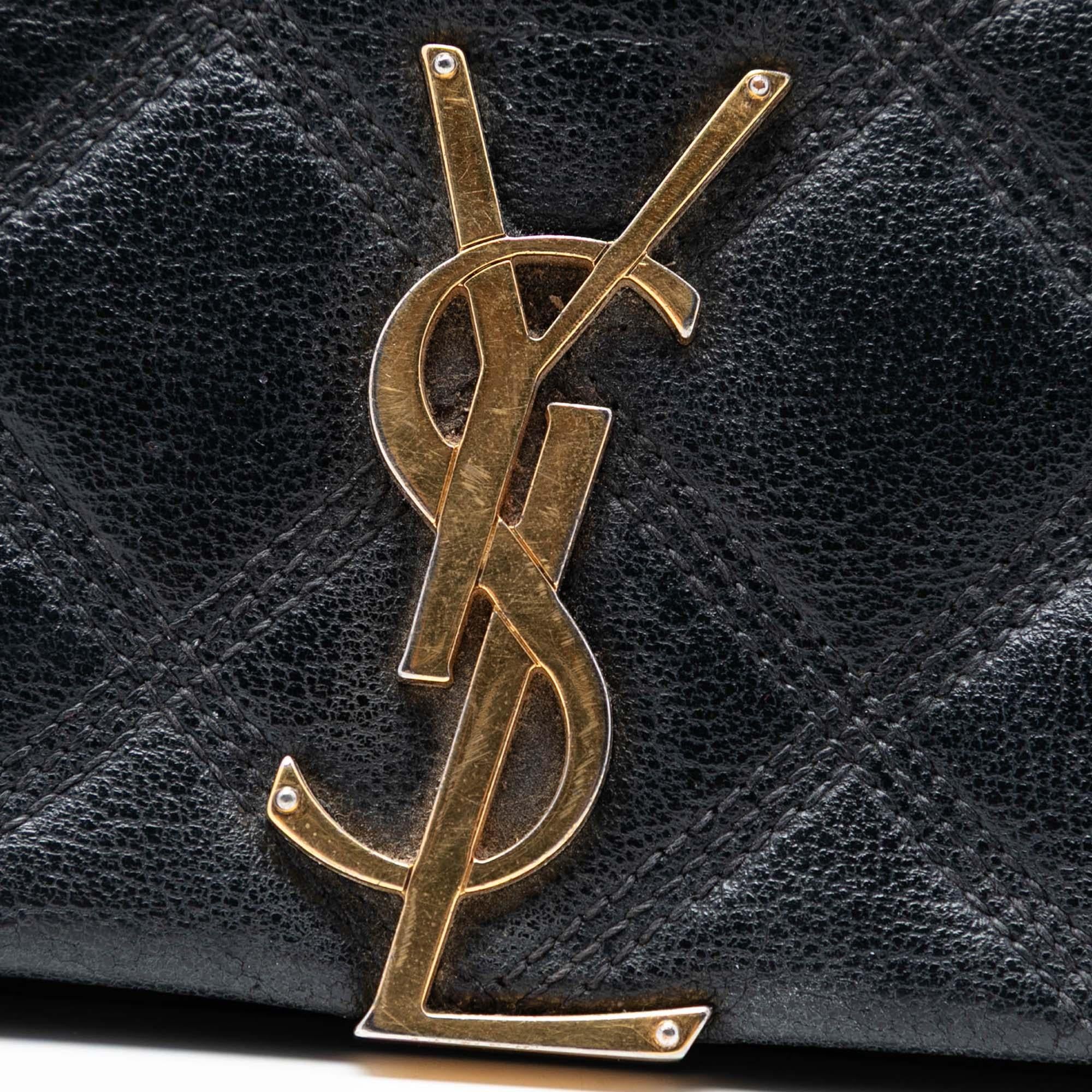 Saint Laurent Small Quilted Lambskin Becky Chain Shoulder Bag
