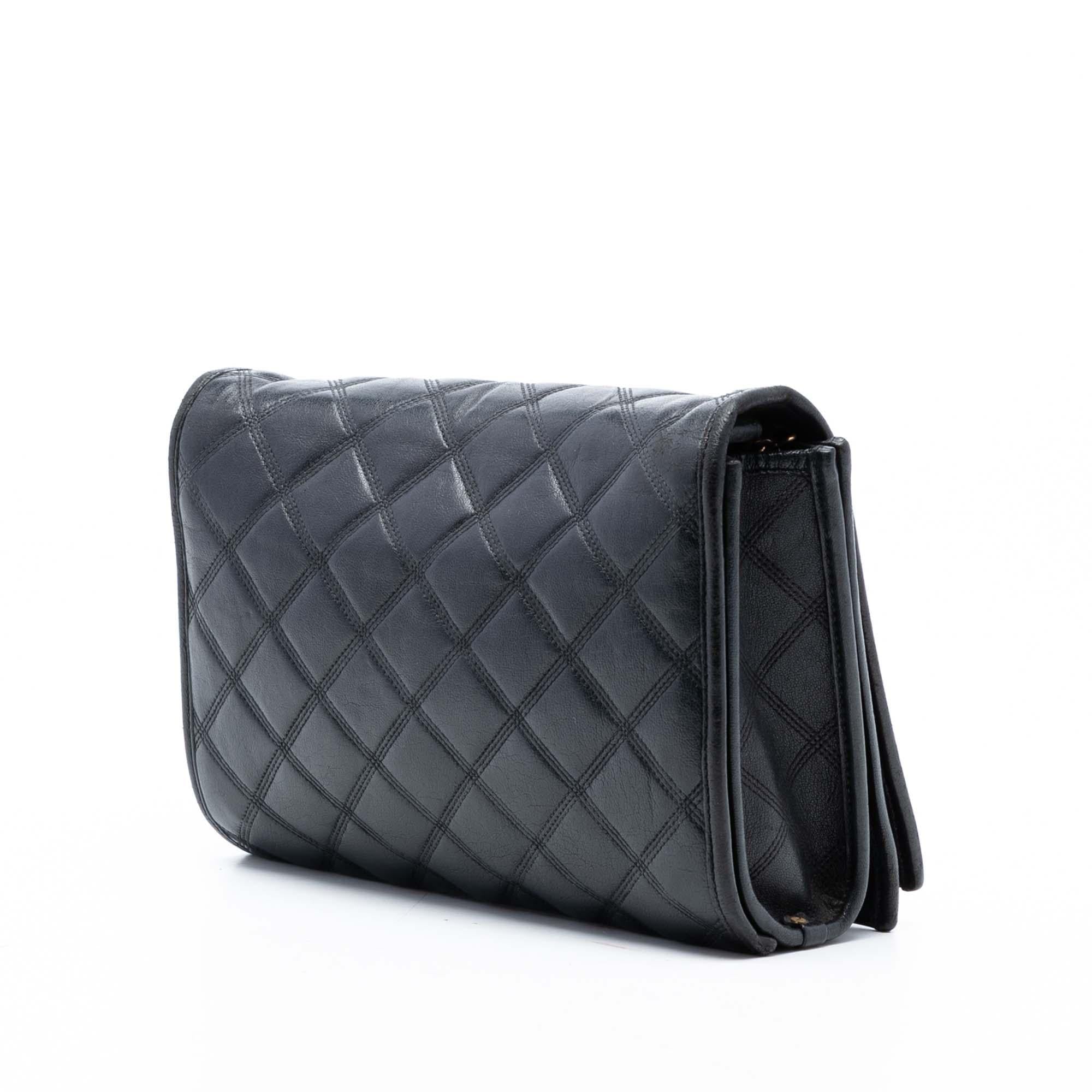 Saint Laurent Small Quilted Lambskin Becky Chain Shoulder Bag