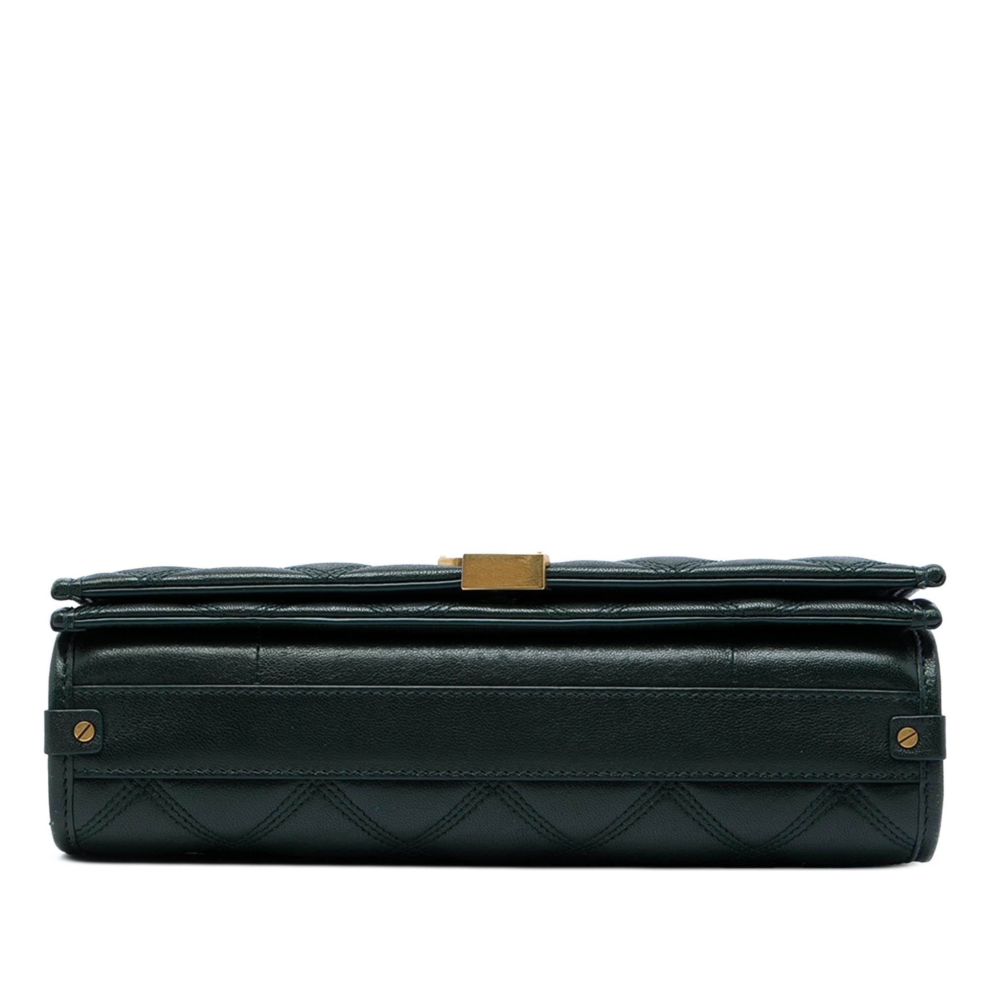 Saint Laurent Small Quilted Lambskin Becky Chain Shoulder Bag