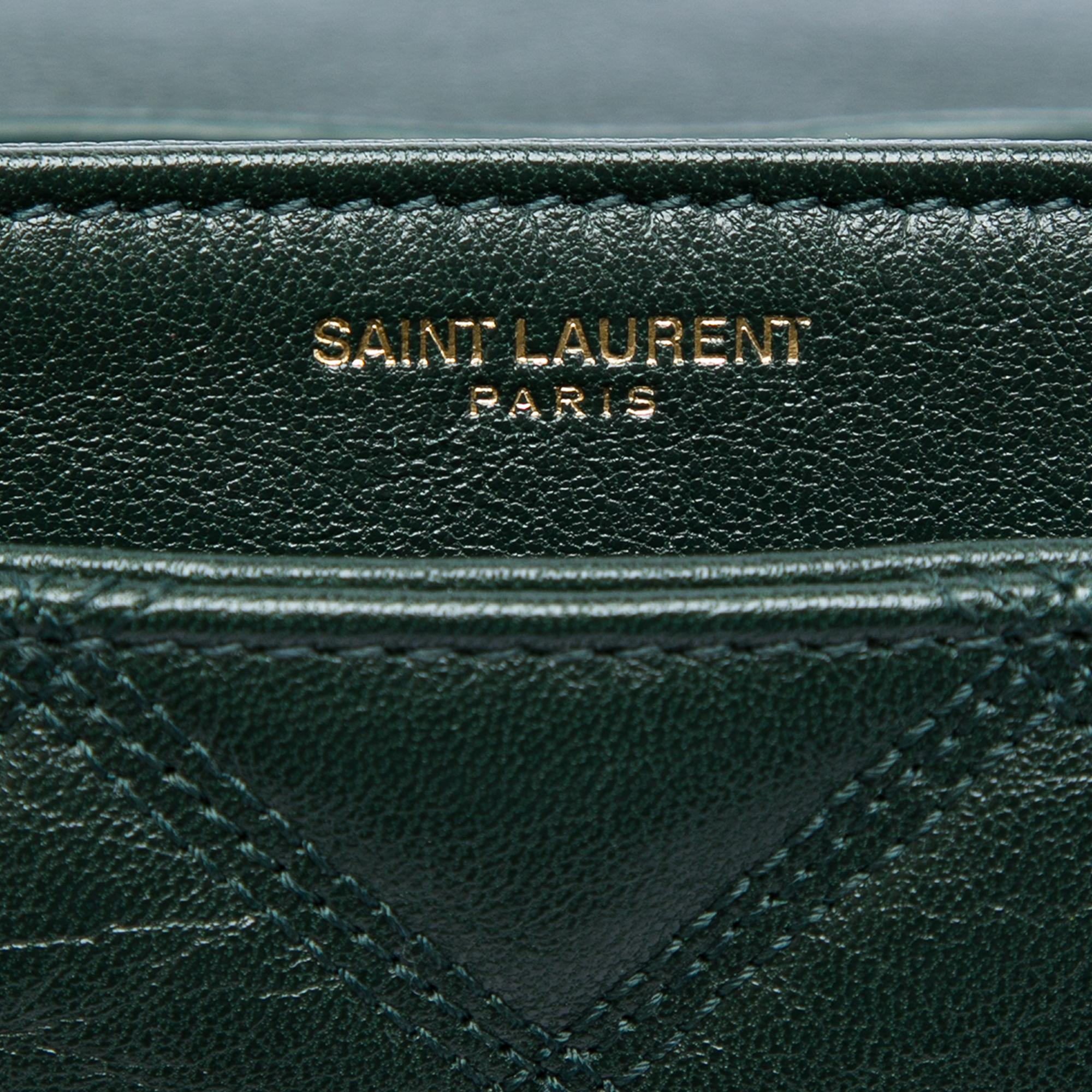 Saint Laurent Small Quilted Lambskin Becky Chain Shoulder Bag