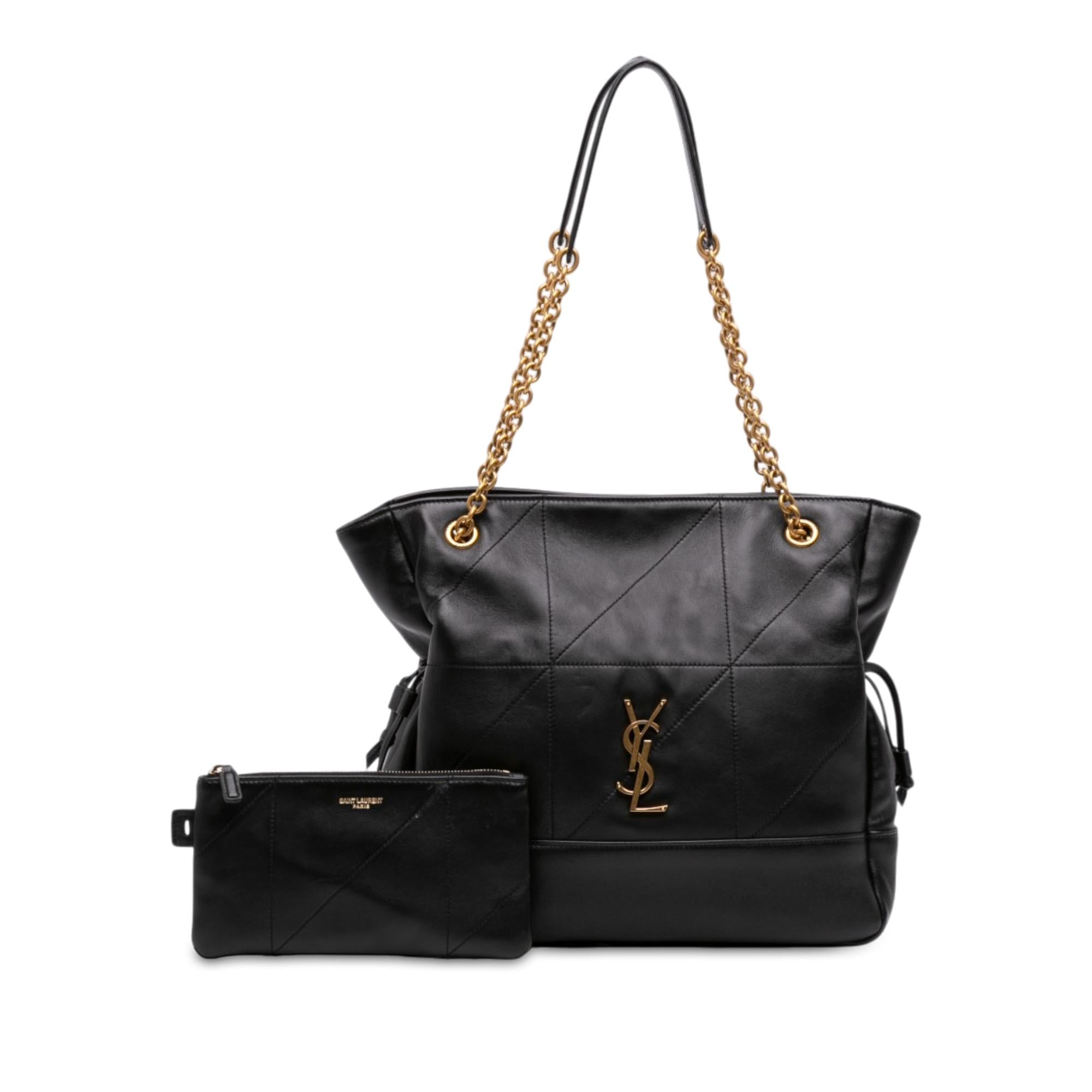 Saint Laurent Small Quilted Lambskin Jamie Shopping Tote