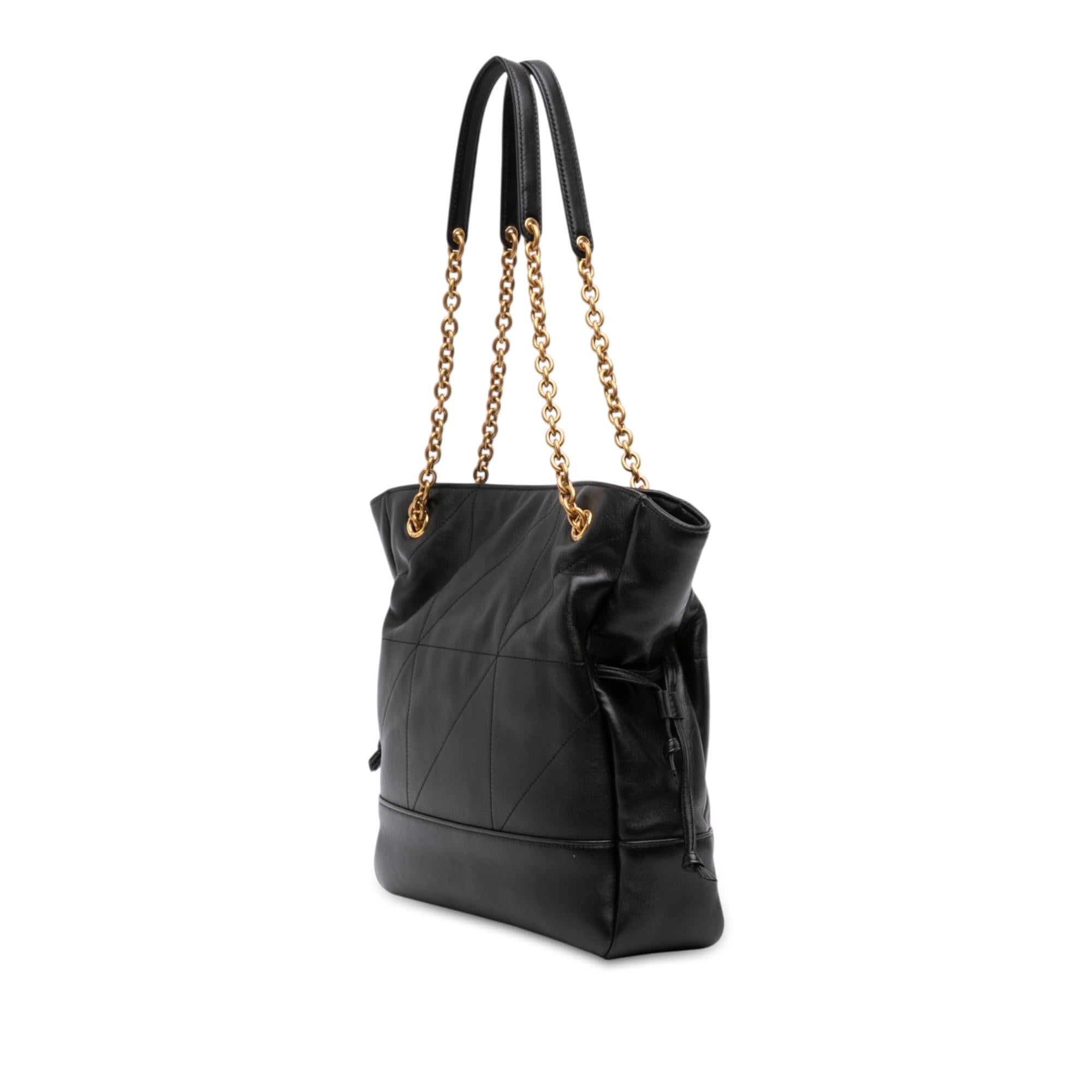Saint Laurent Small Quilted Lambskin Jamie Shopping Tote