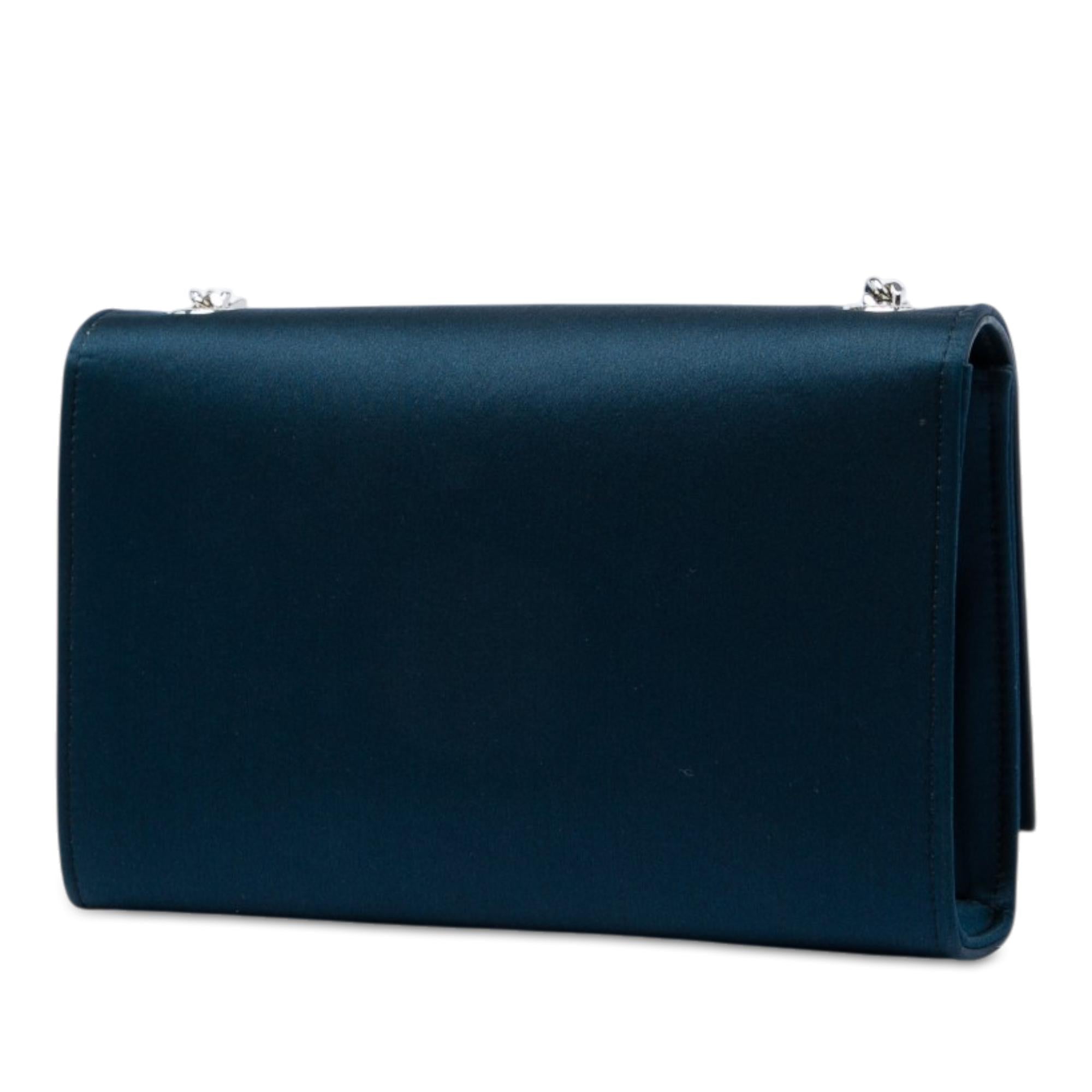 Saint Laurent Small Satin Monogram Kate Tassel Crossbody