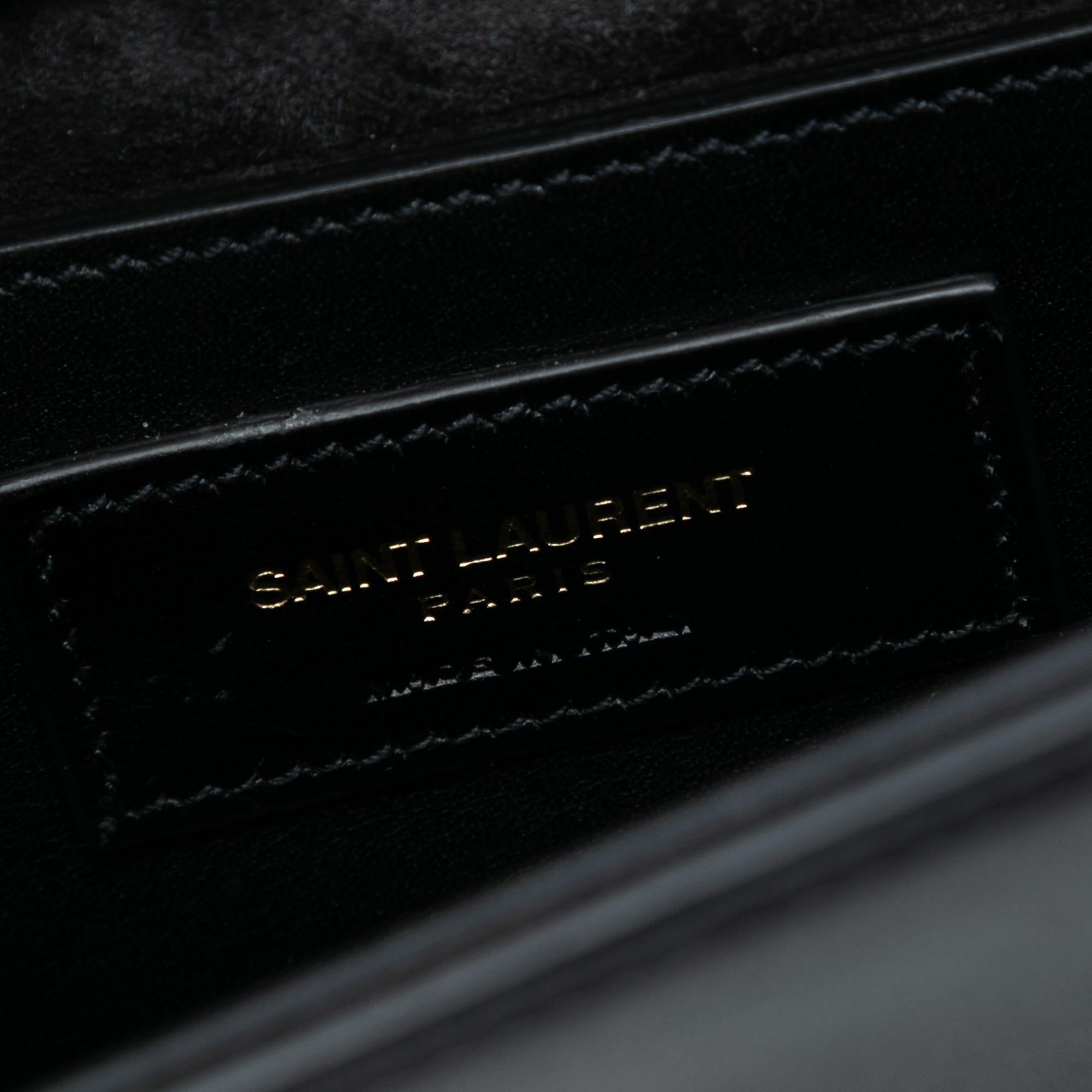 Saint Laurent Small Smooth Calfskin Monogram Kate Tassel Crossbody